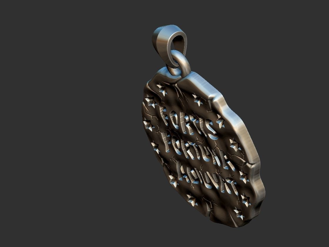 Fortis Fortuna Aduivat - Medal 3D print model_17