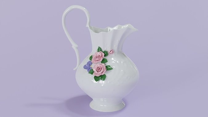 Kitchen saucer or jug retro 3D model