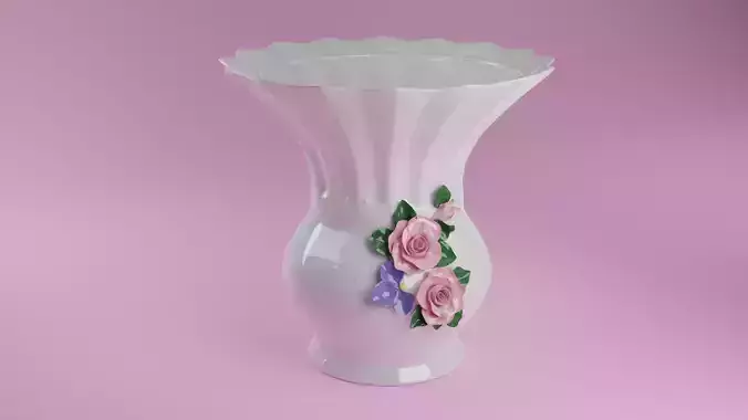 Ceramic vase retro