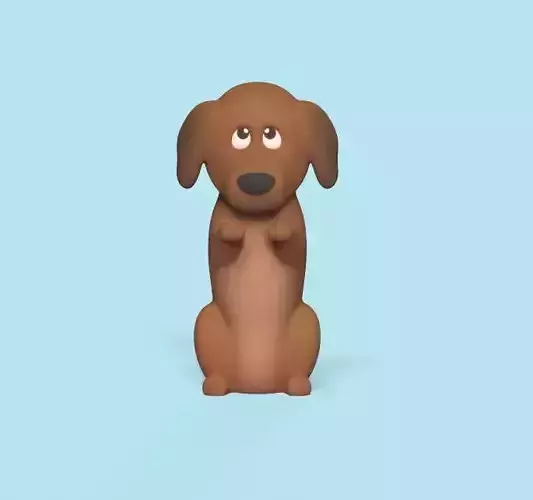 Dachshund Begging Pose