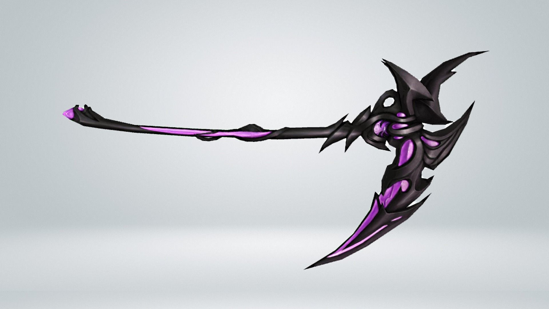 Futuristic Scythe Low-poly 3D model_7