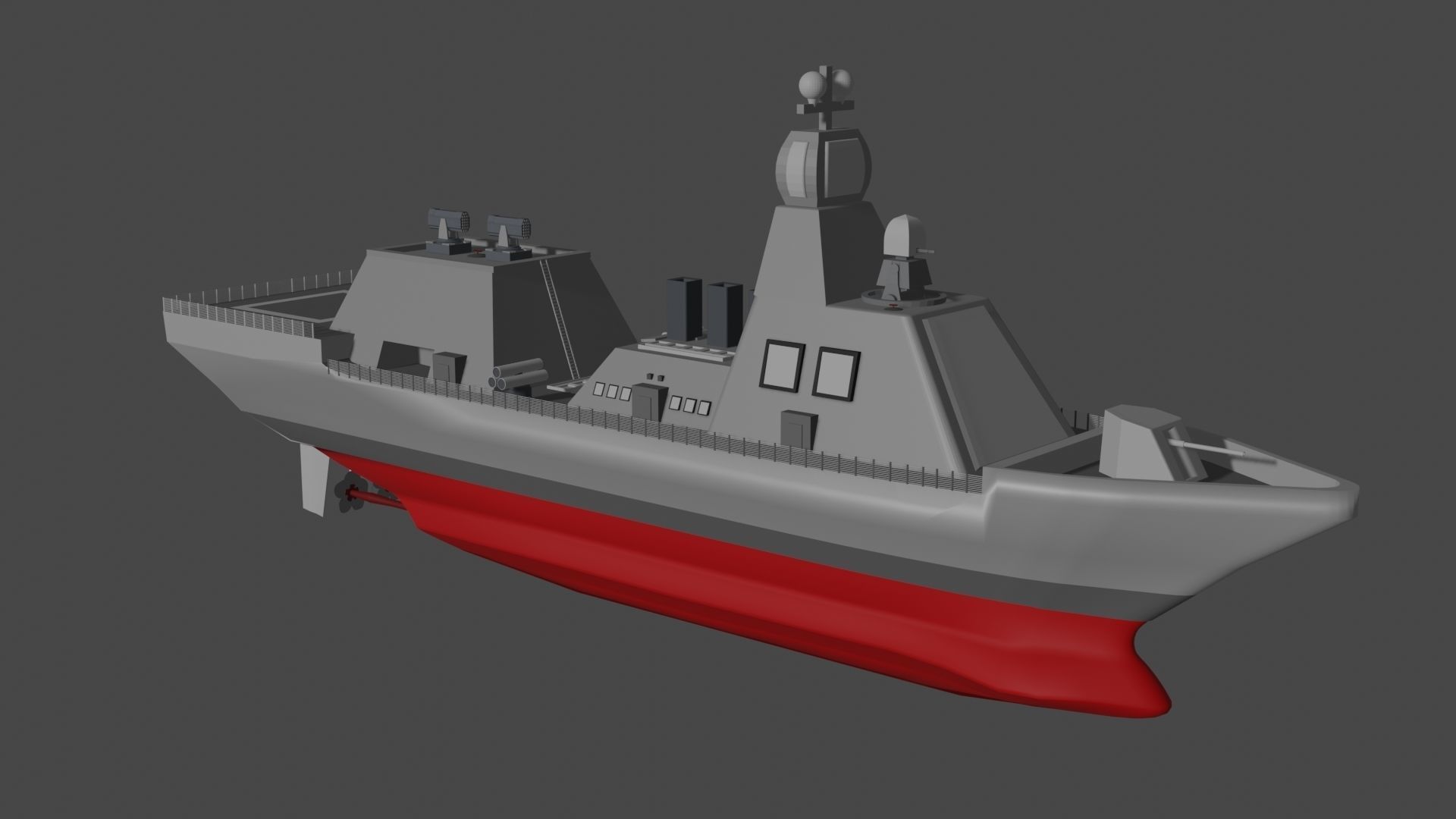 Aslanbekov Class Corvette Design Concept 3D model_2