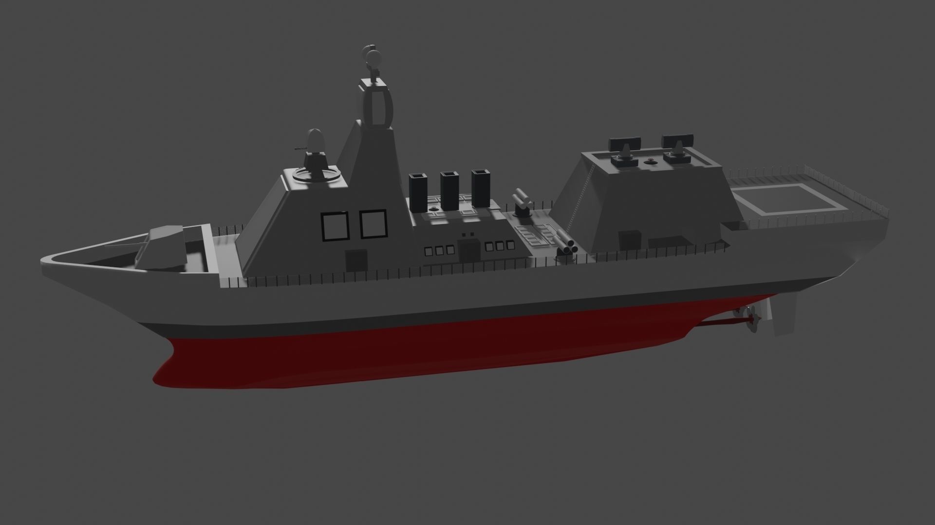 Aslanbekov Class Corvette Design Concept 3D model_5