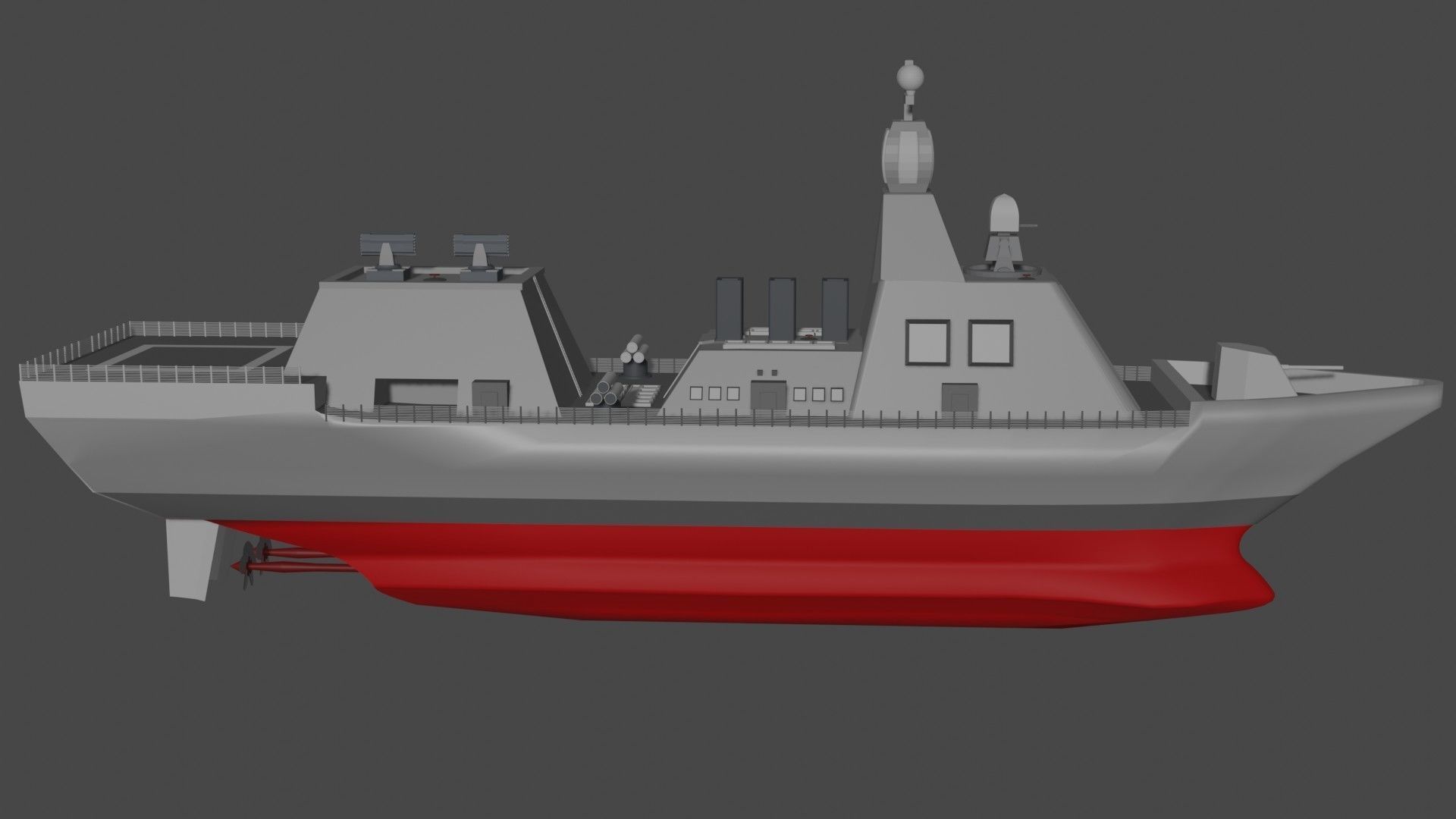 Aslanbekov Class Corvette Design Concept 3D model_3