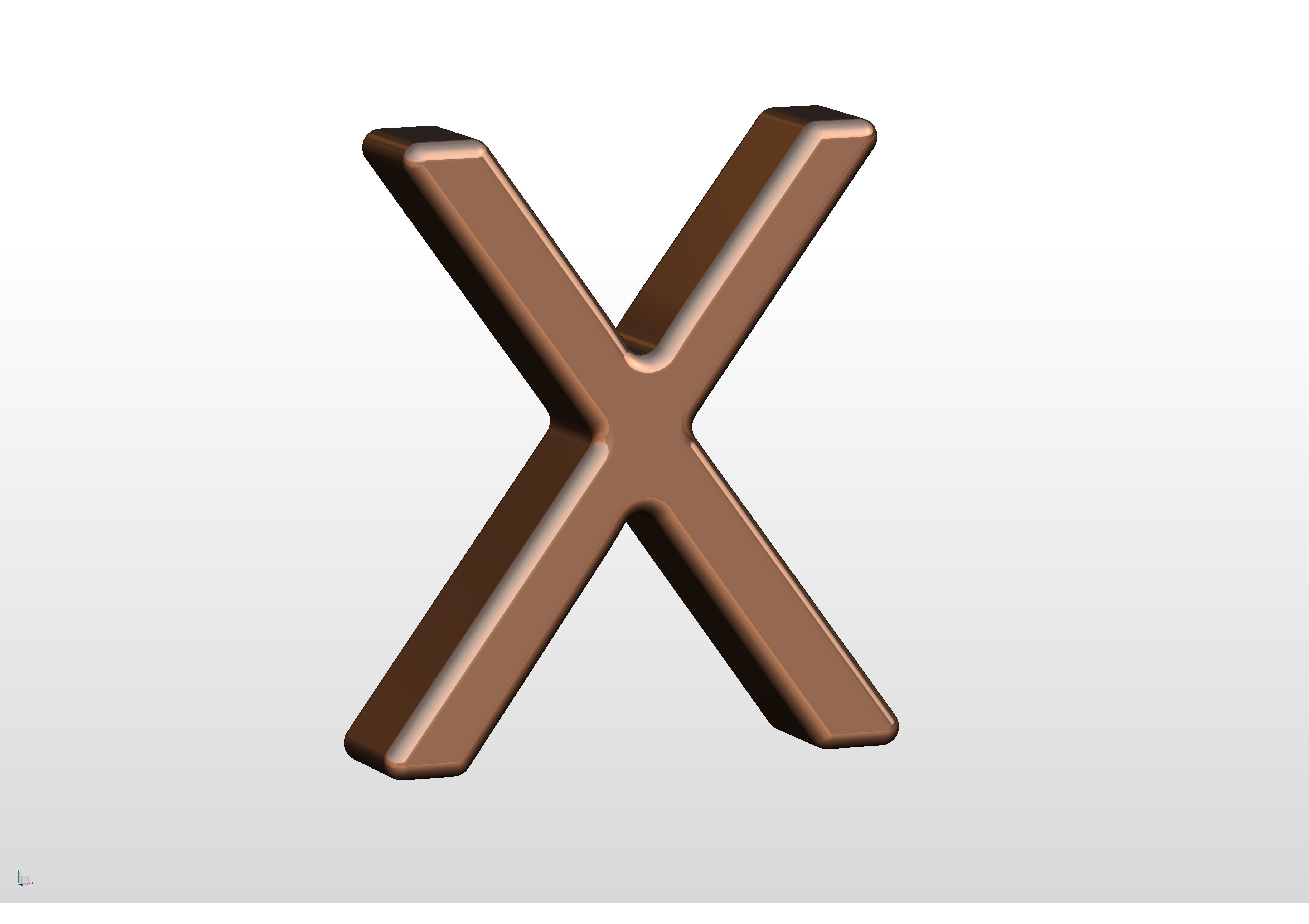 3D printable alphabet models 3D print model_53