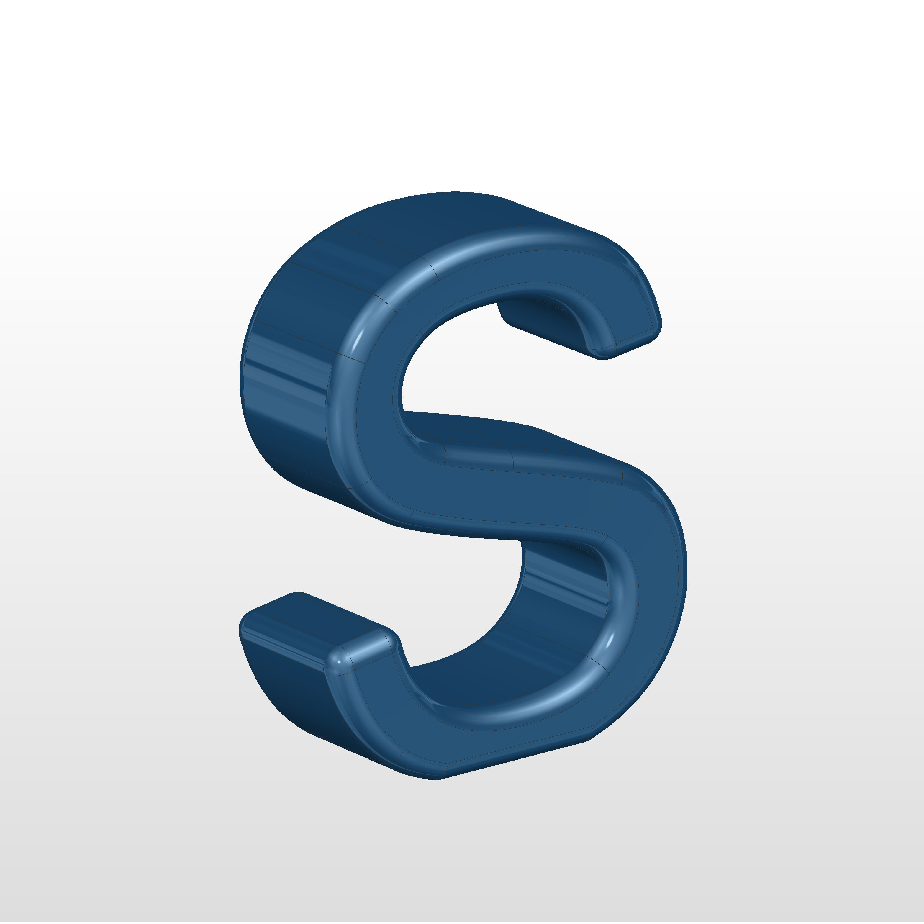 3D printable alphabet models 3D print model_44