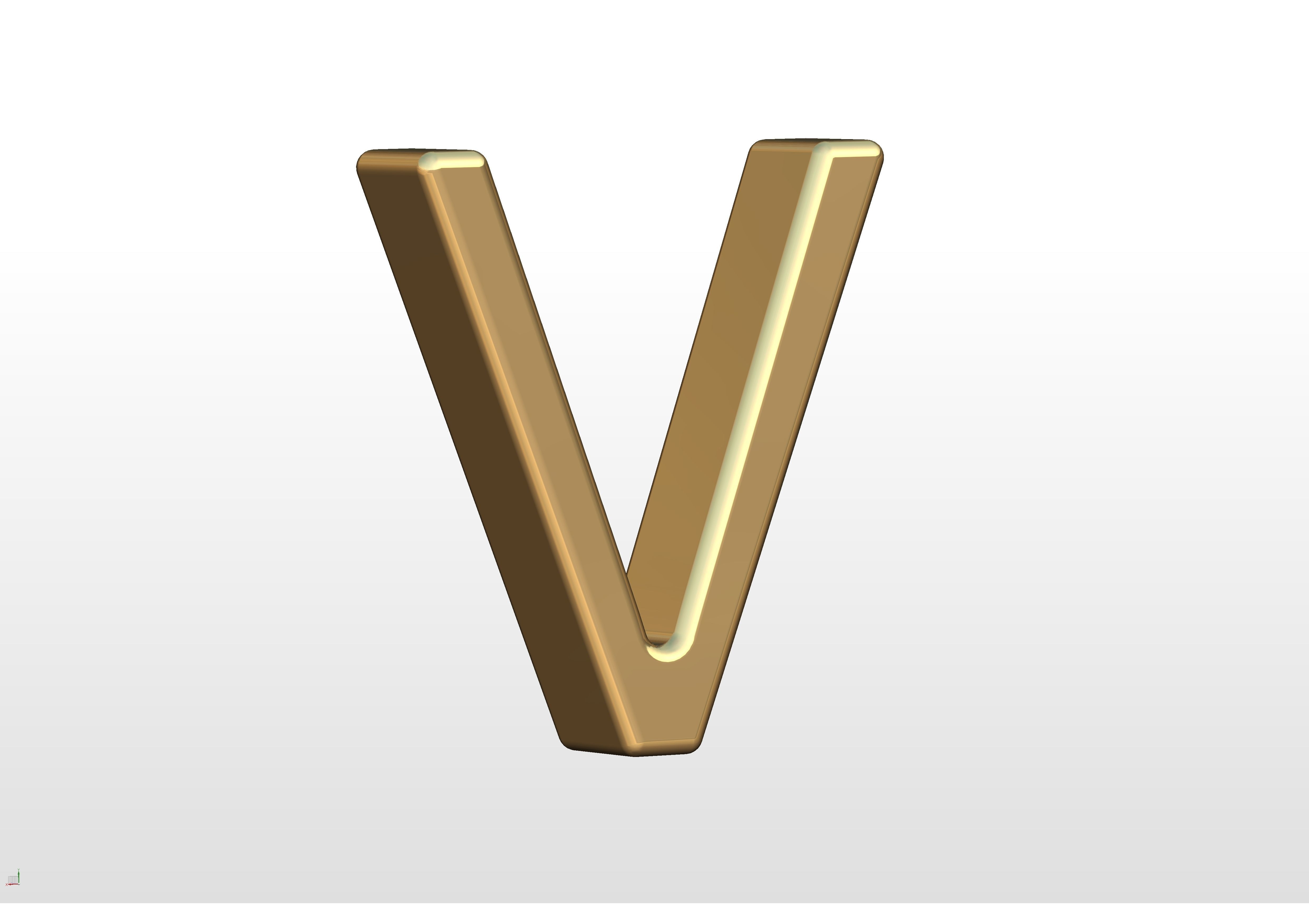 3D printable alphabet models 3D print model_49