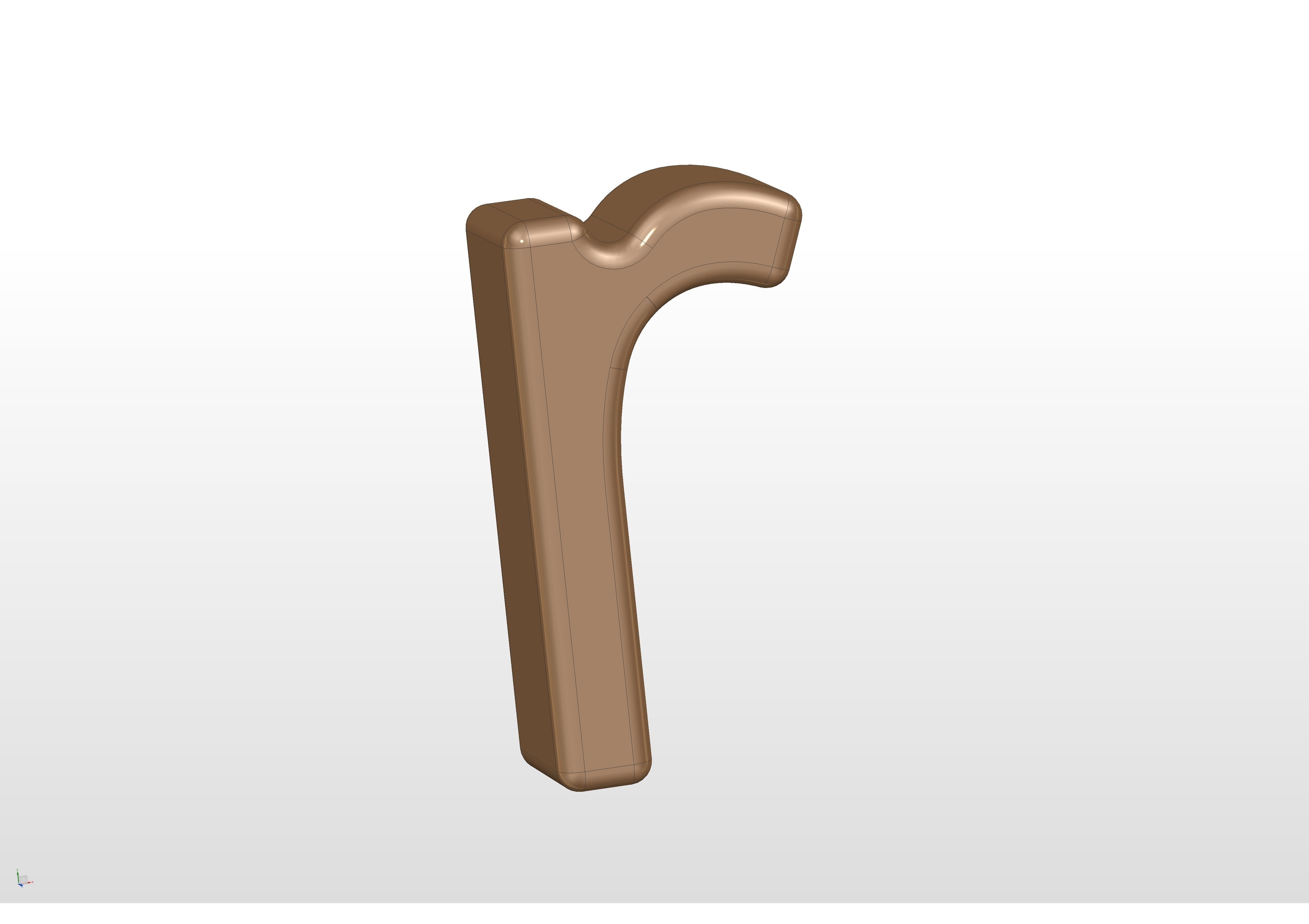 3D printable alphabet models 3D print model_42