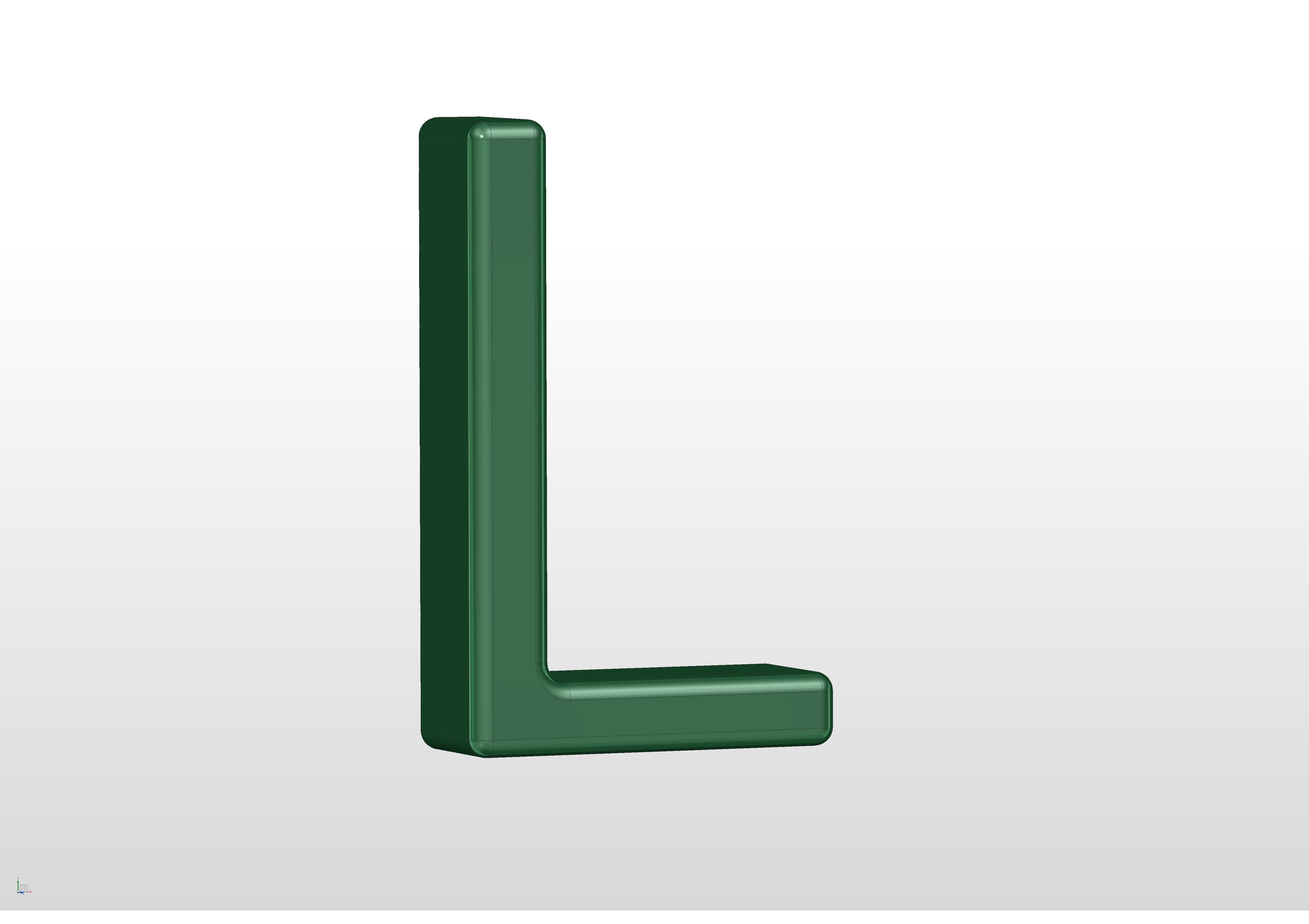 3D printable alphabet models 3D print model_26