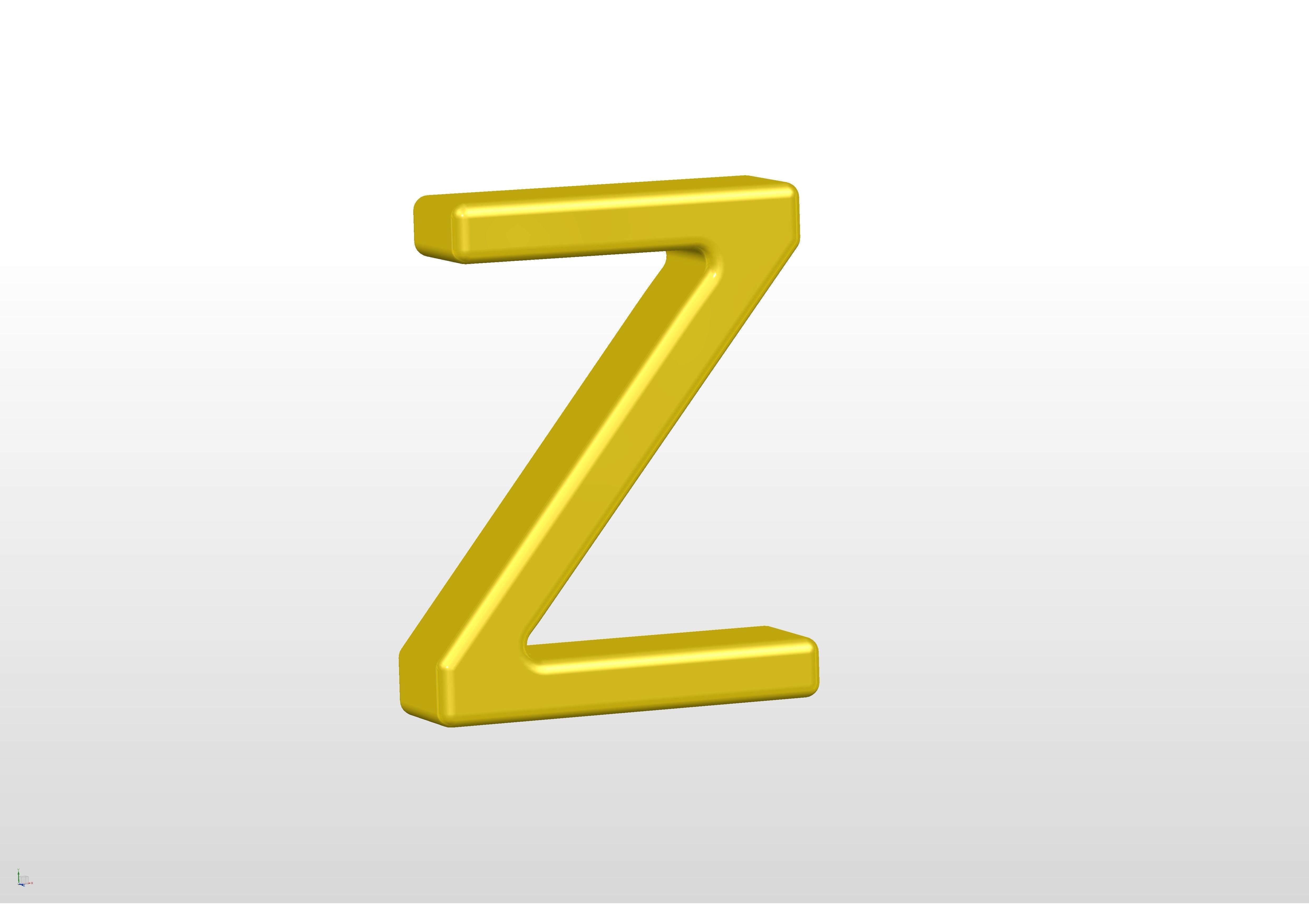 3D printable alphabet models 3D print model_57