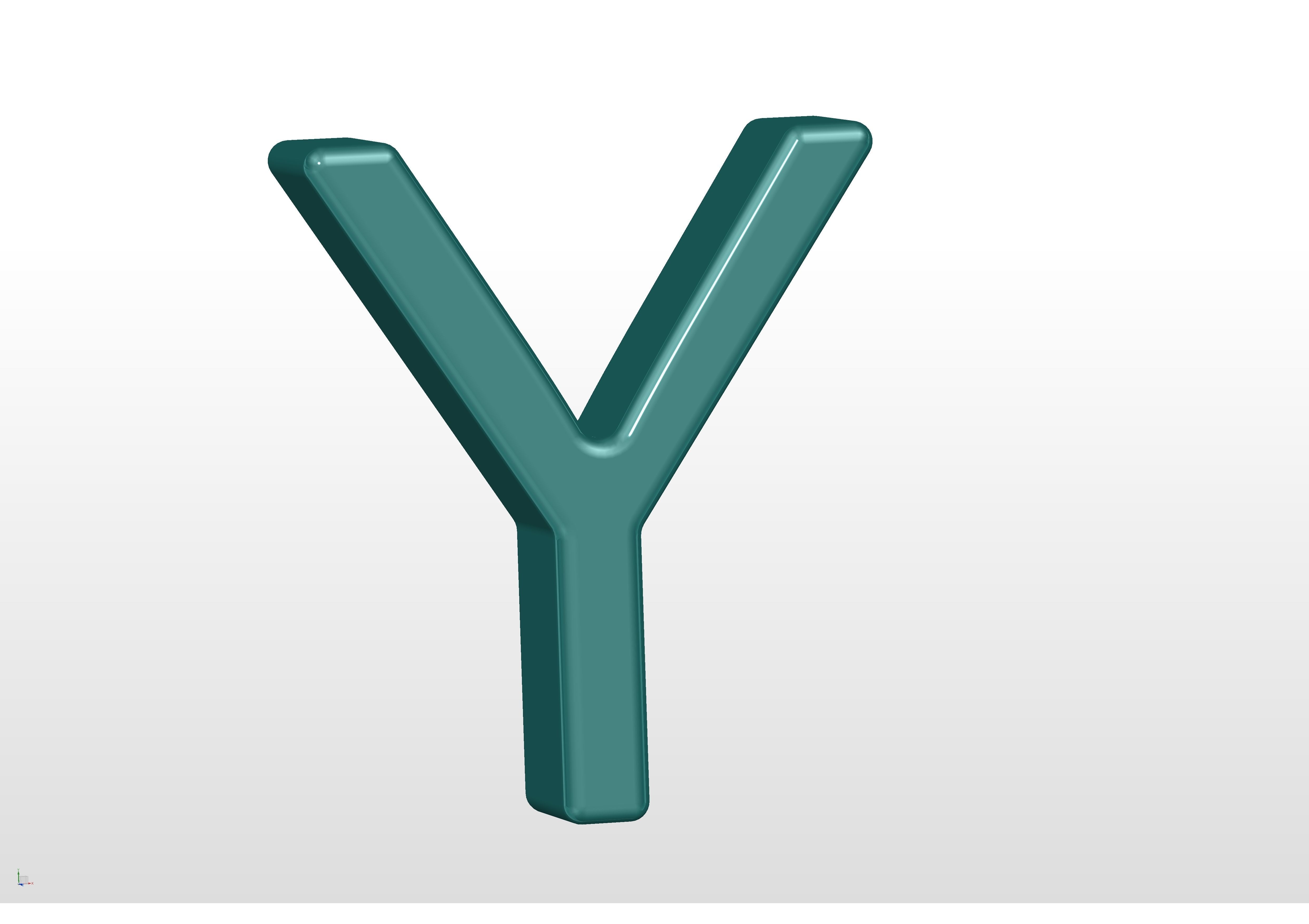 3D printable alphabet models 3D print model_55