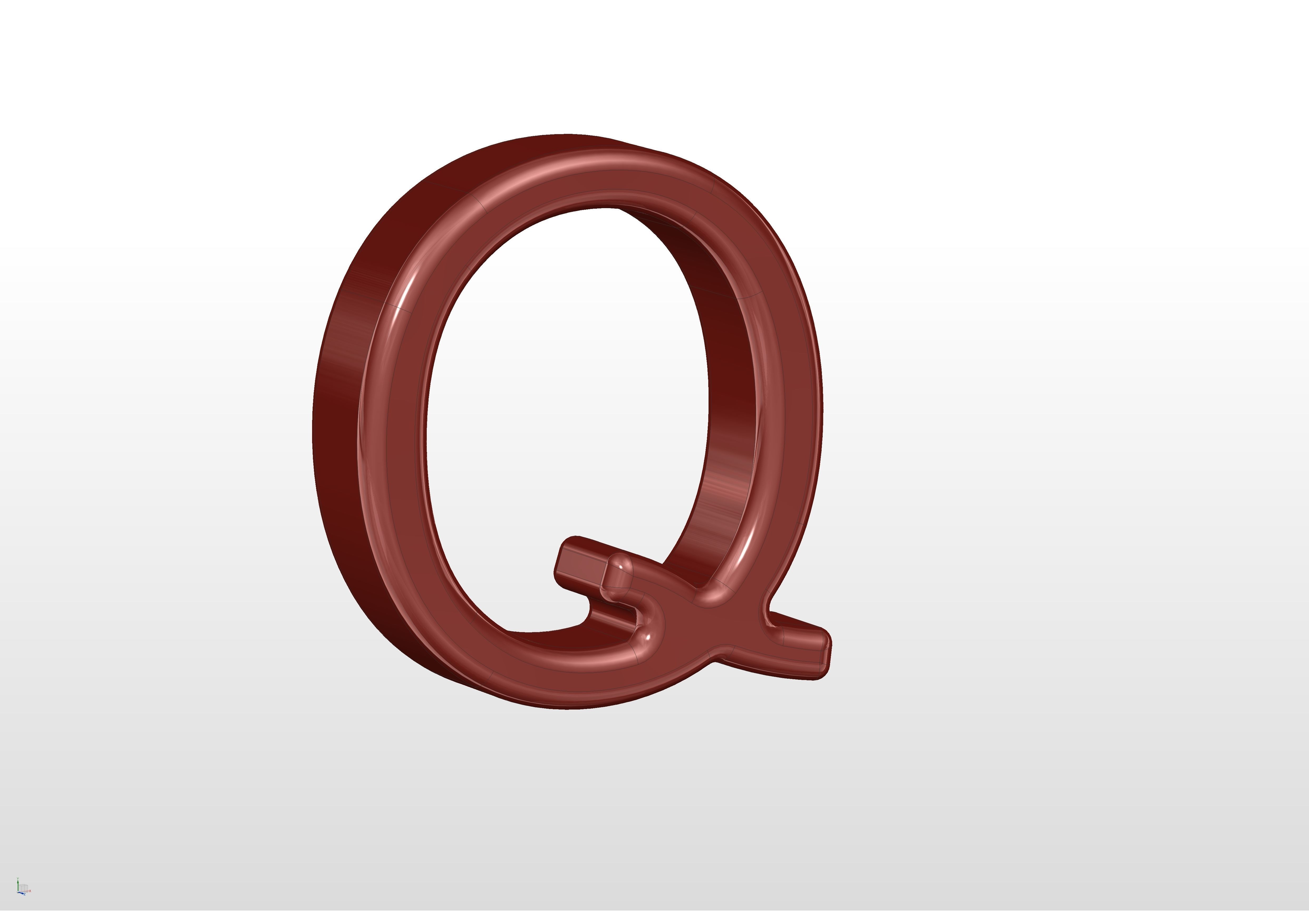 3D printable alphabet models 3D print model_39