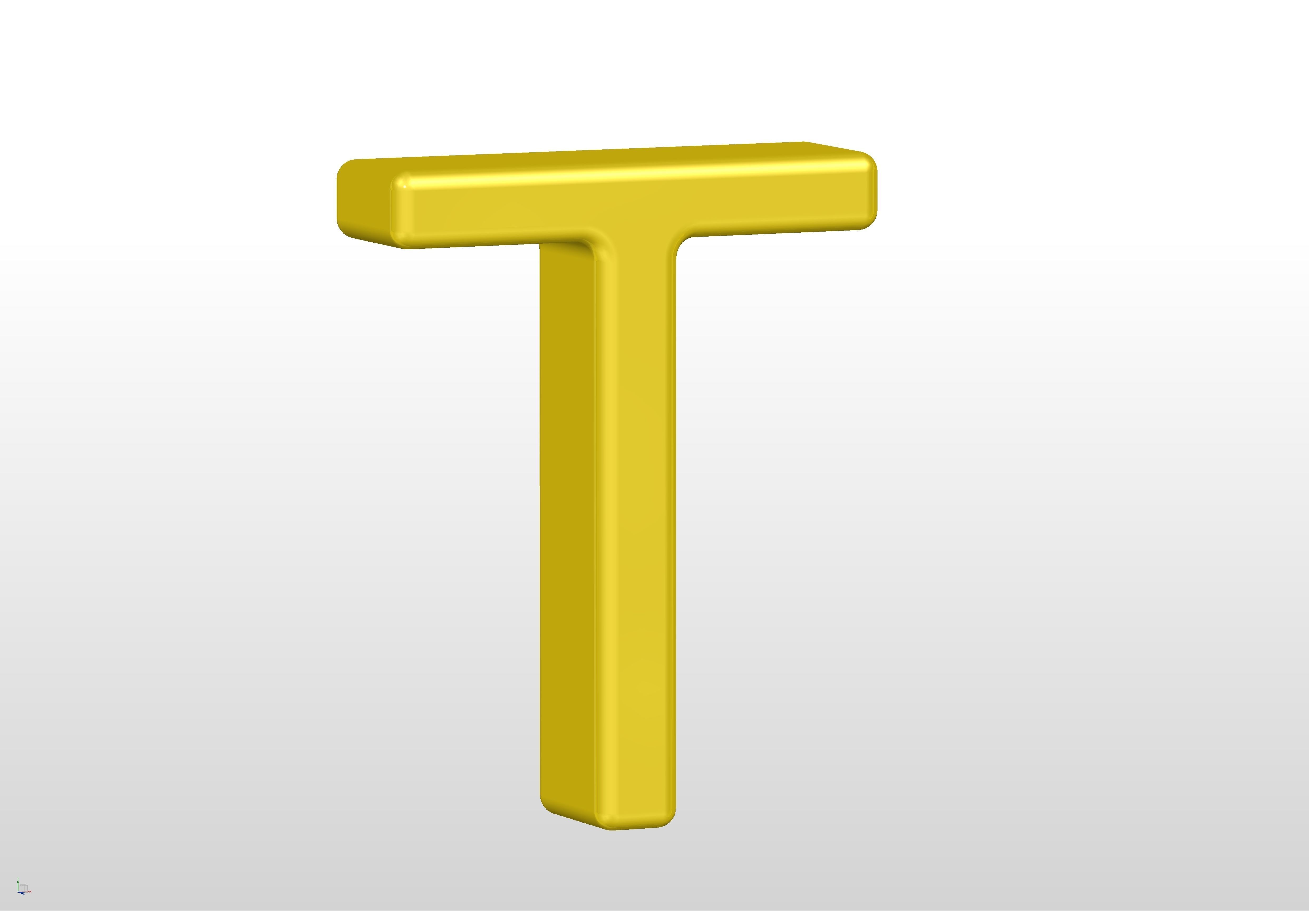 3D printable alphabet models 3D print model_45