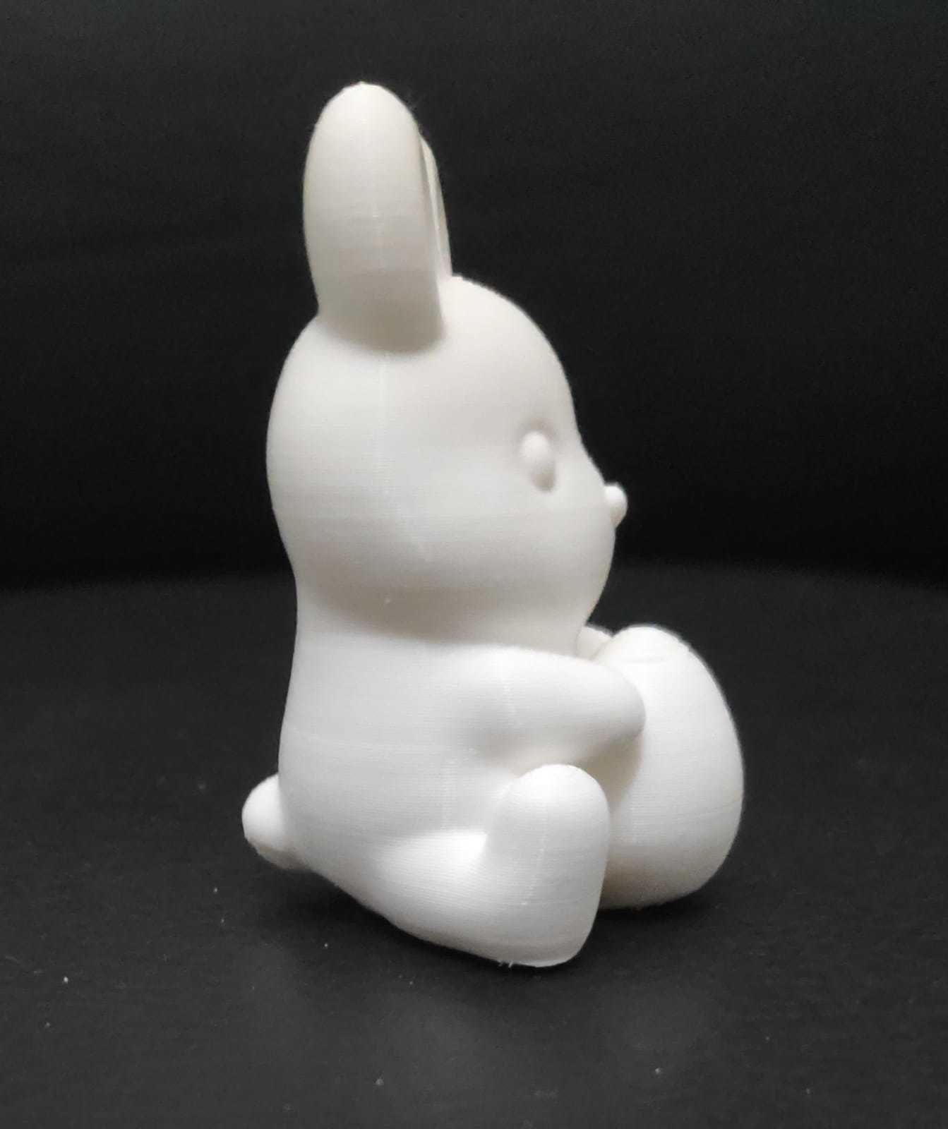 Round Bunny With Egg 3D print model_9