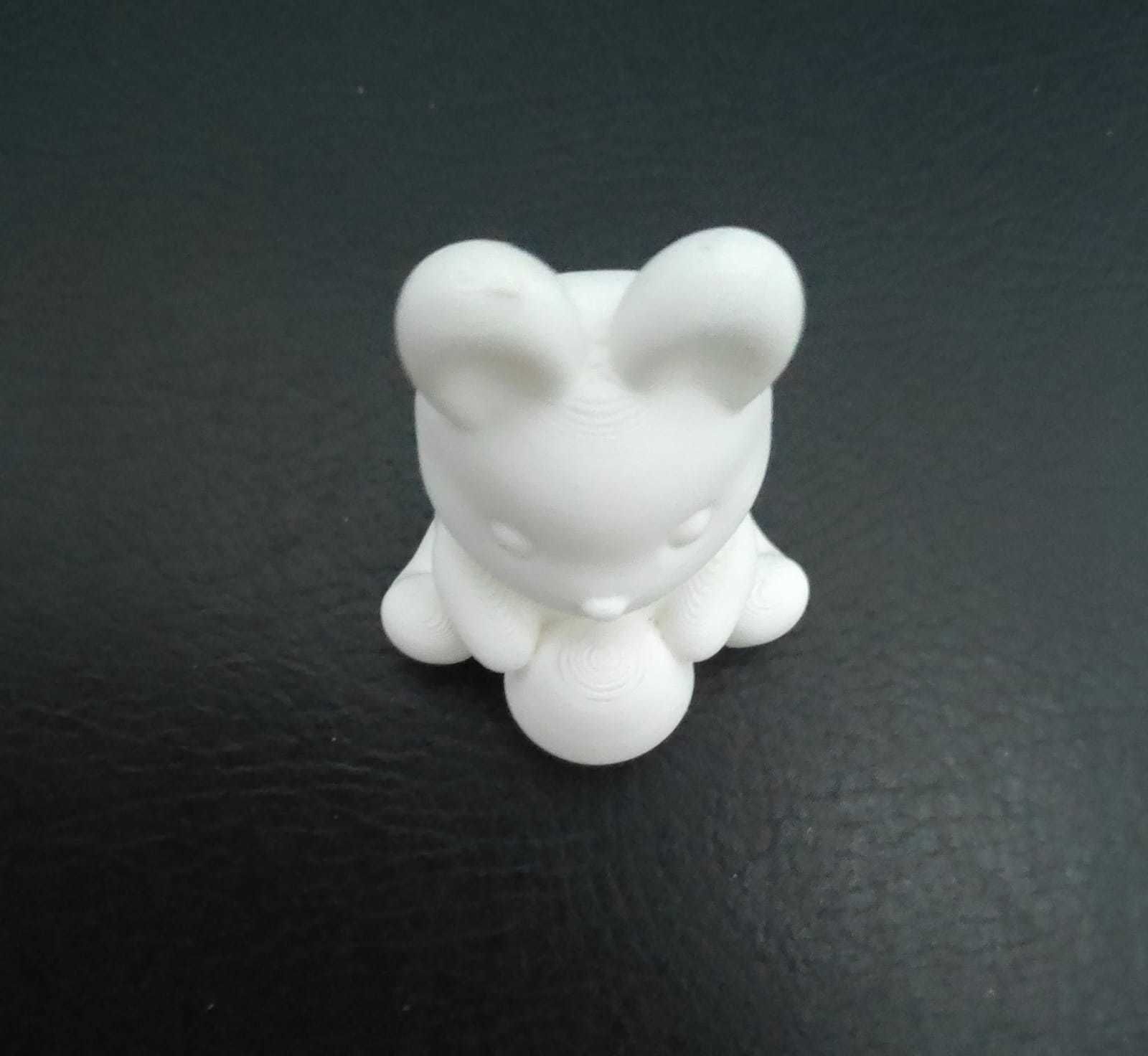 Round Bunny With Egg 3D print model_13