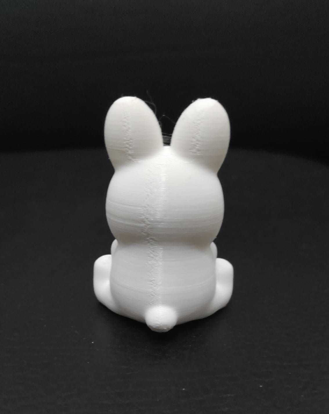Round Bunny With Egg 3D print model_7