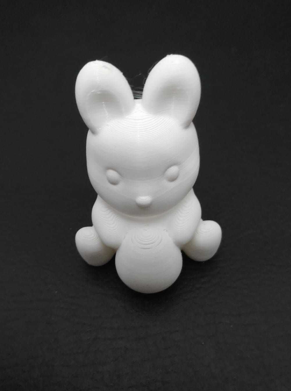Round Bunny With Egg 3D print model_12
