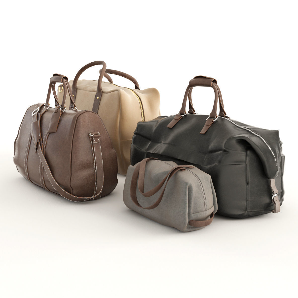 Collection of Bags 3D model_16