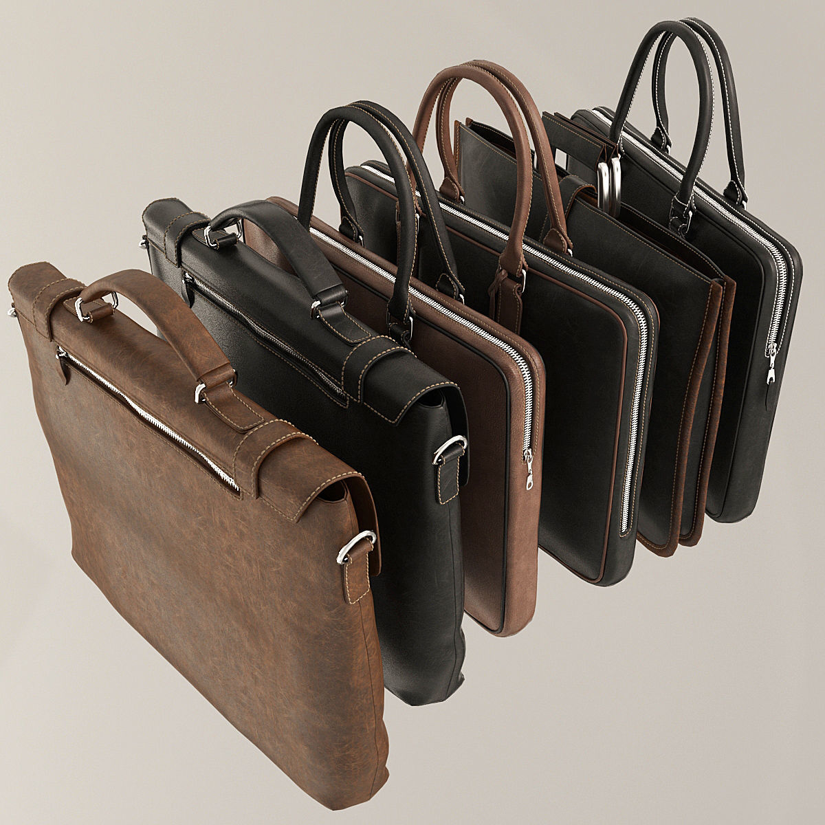 Collection of Bags 3D model_19
