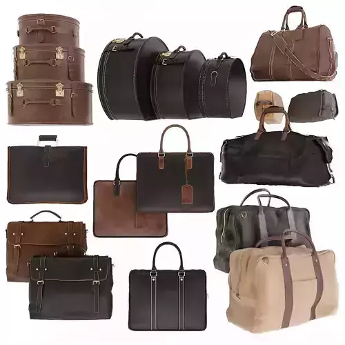 Collection of Bags 3D model
