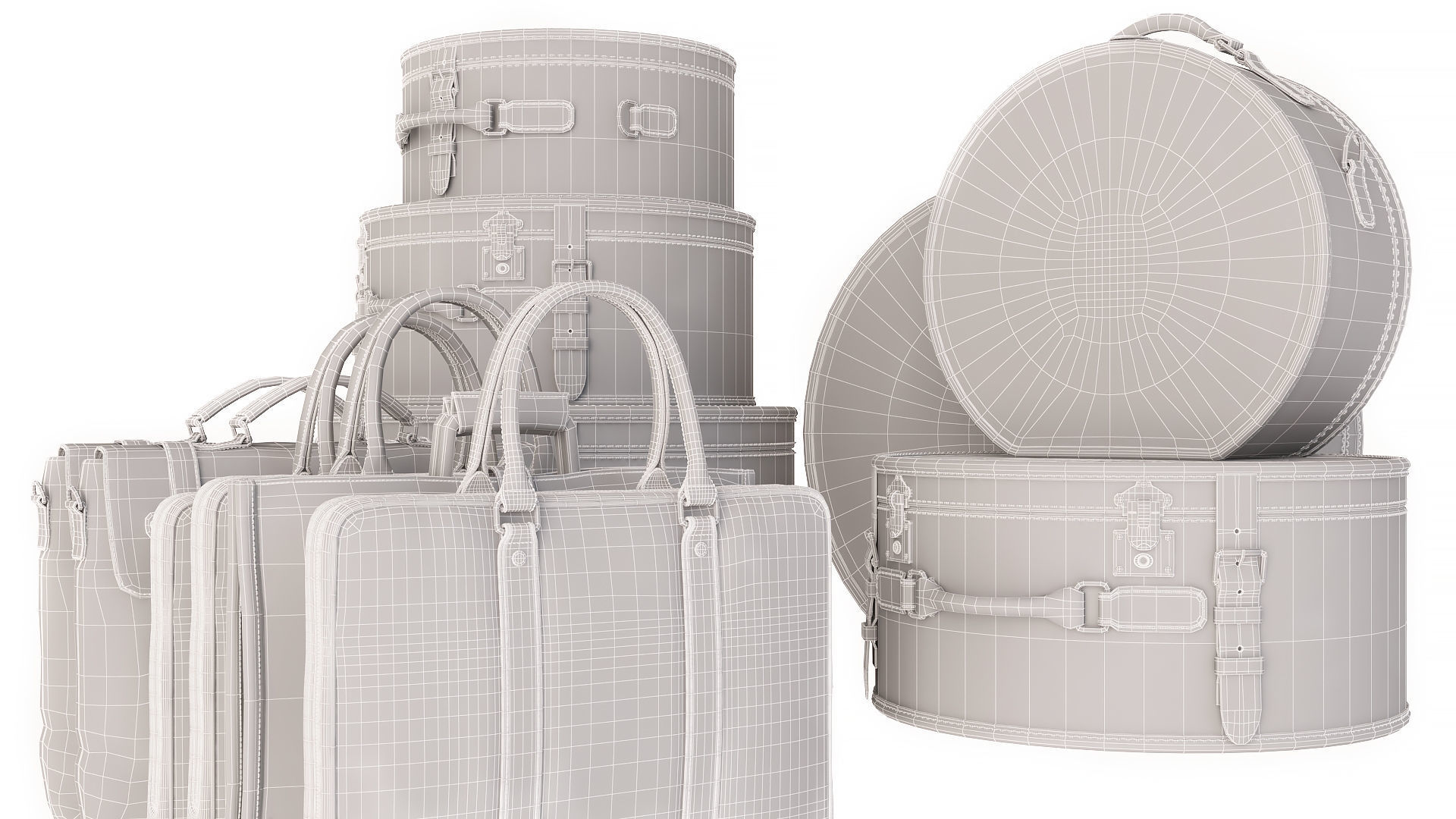 Collection of Bags 3D model_36