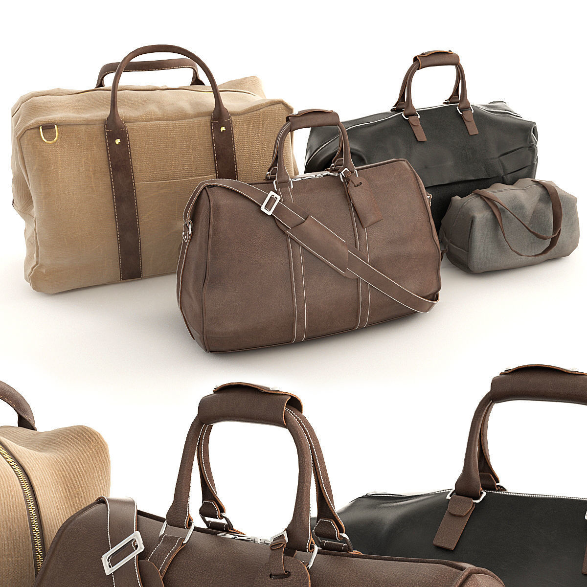 Collection of Bags 3D model_13