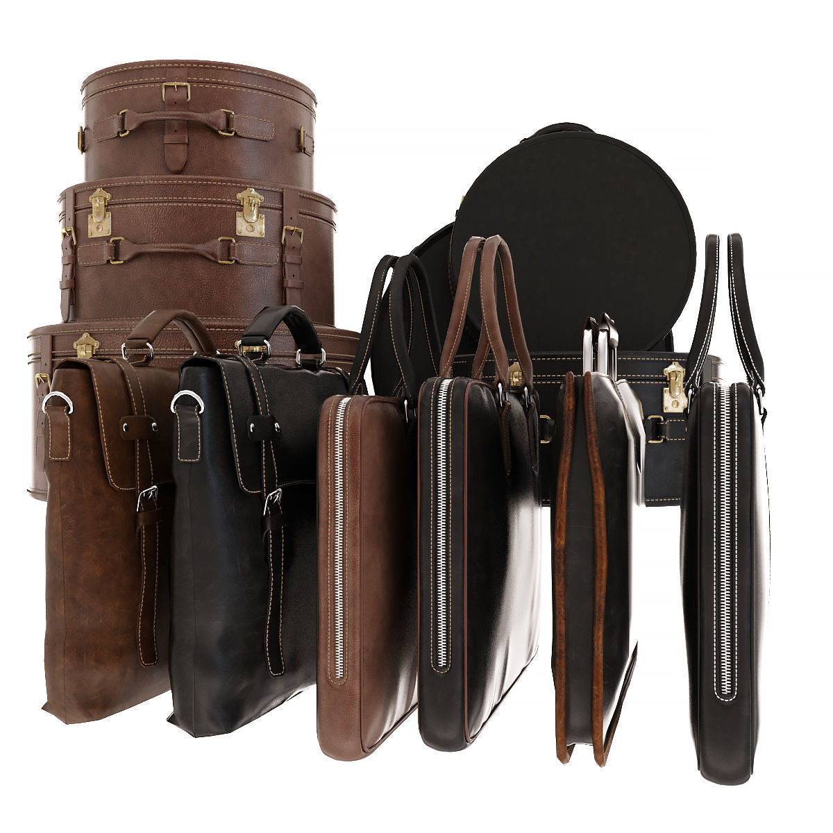 Collection of Bags 3D model_2