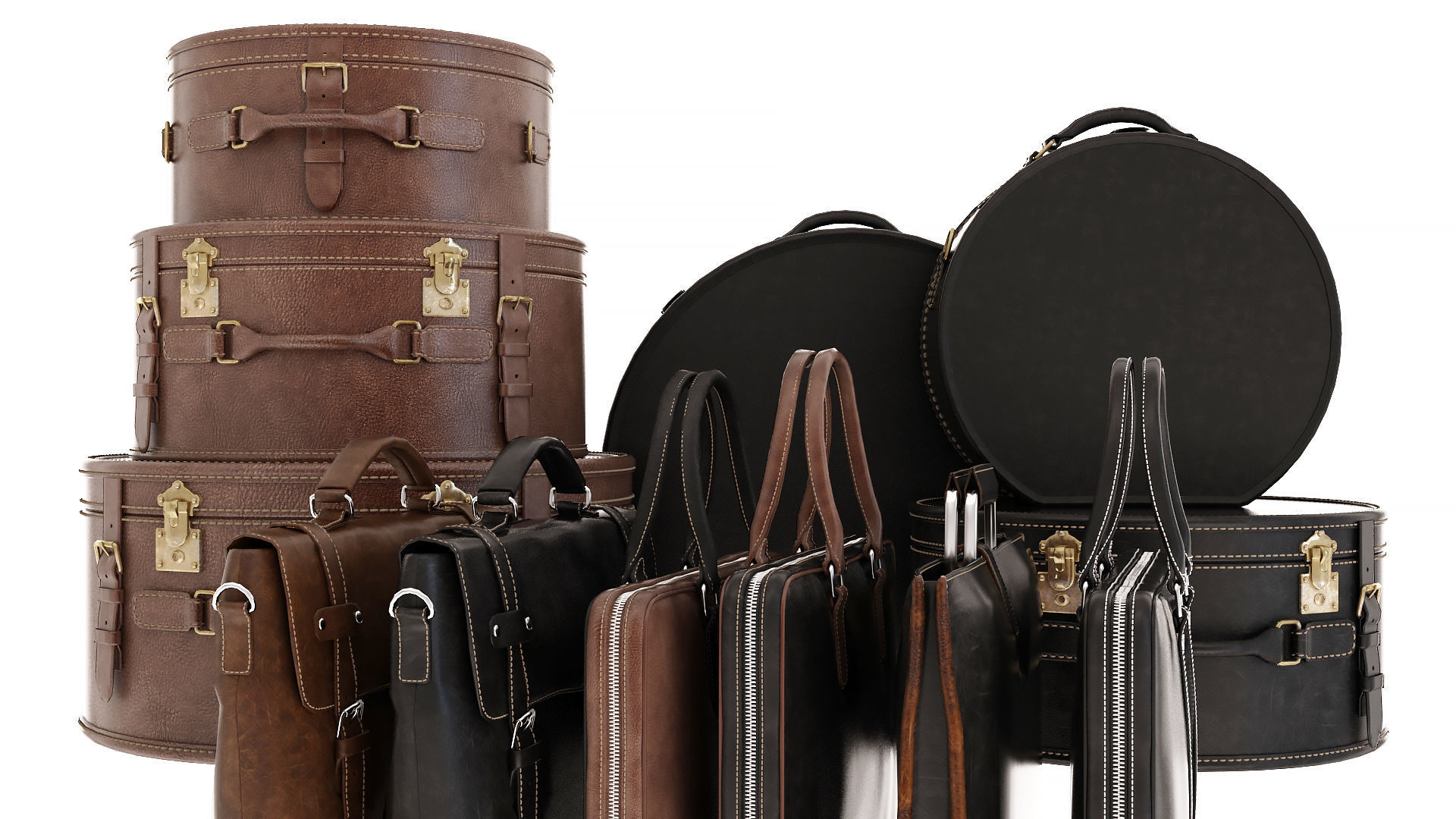 Collection of Bags 3D model_6