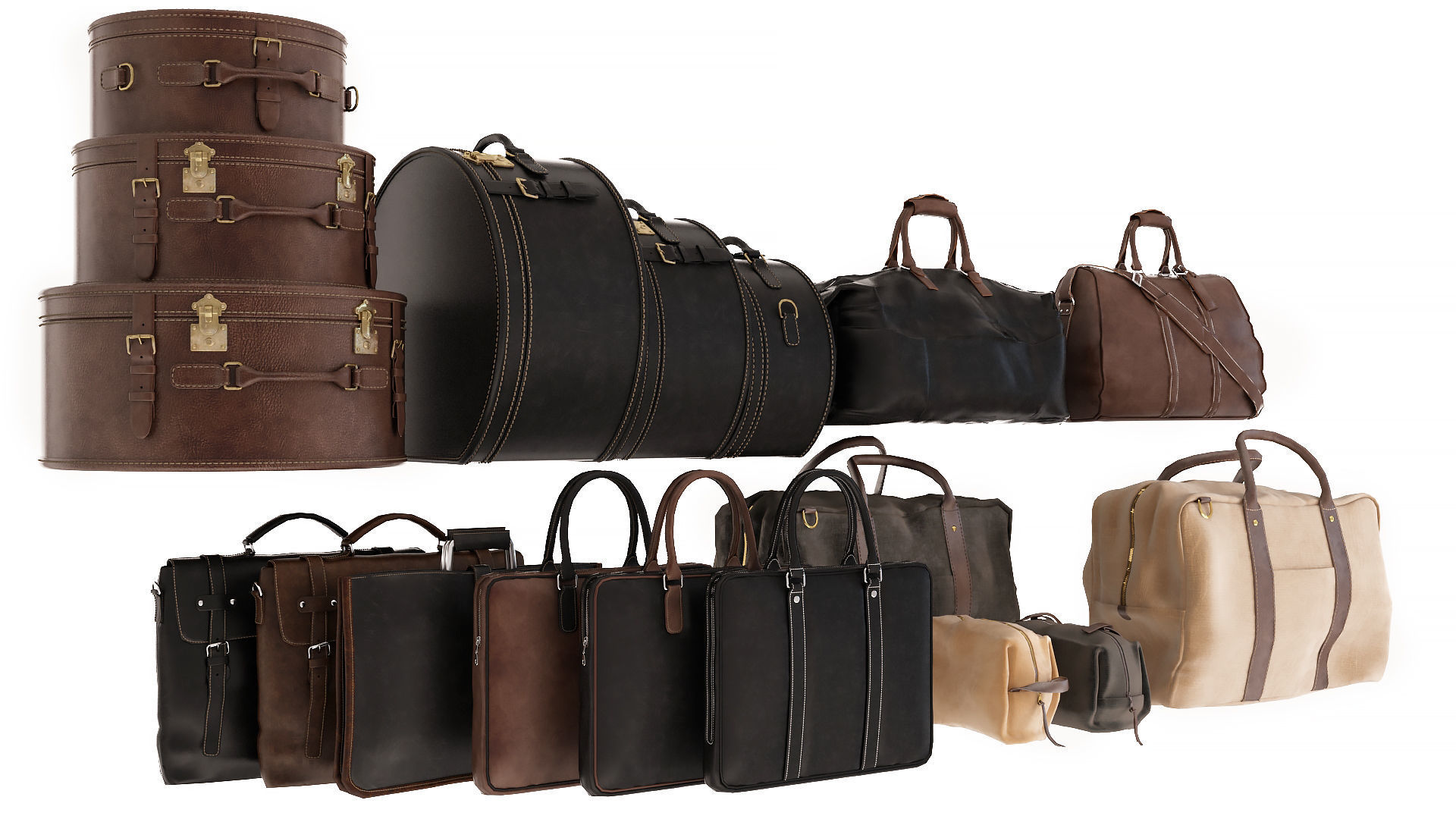 Collection of Bags 3D model_8