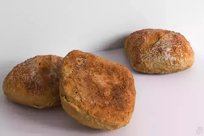 Bread 3D model