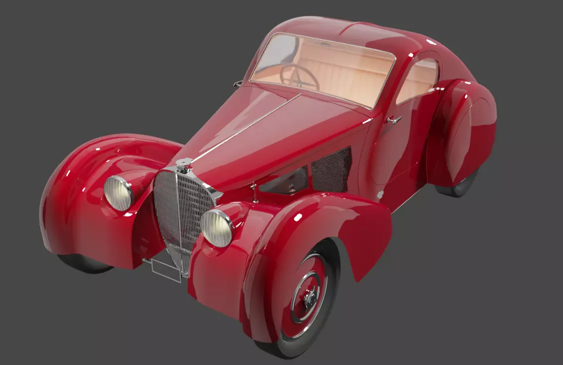 Bugatti Dubos 3D model