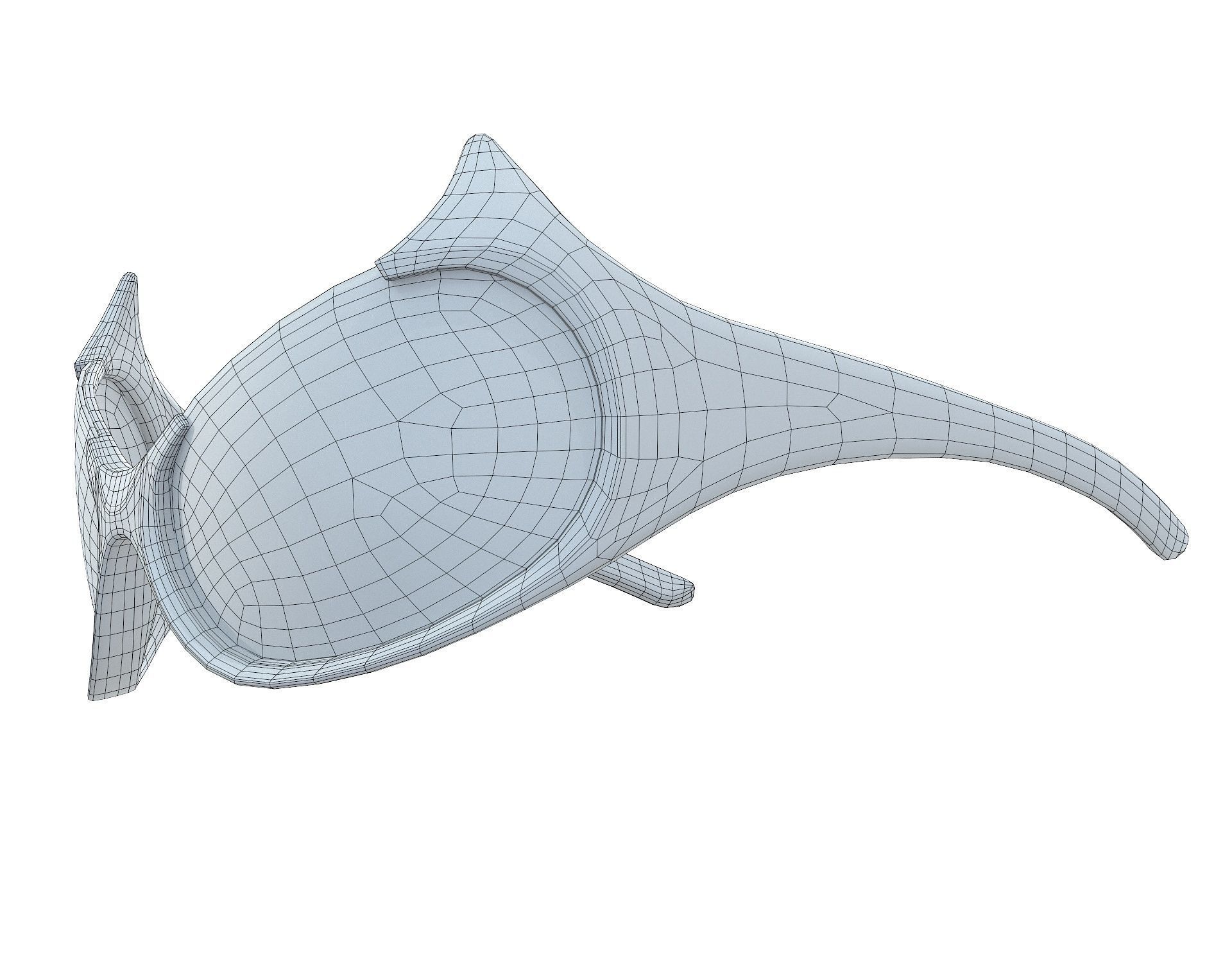 Balenciaga Gotham Cat Sunglasses Low-poly 3D model_11