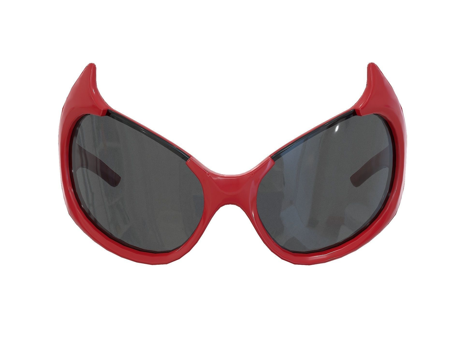 Balenciaga Gotham Cat Sunglasses Low-poly 3D model_5