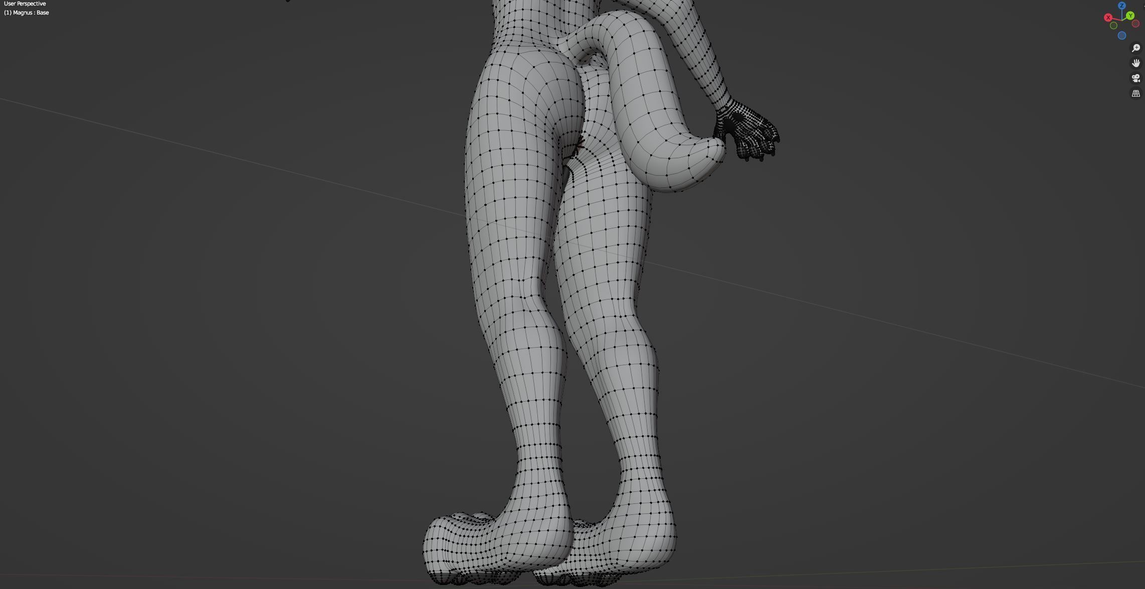 Magnus Anthro Wolf 3D model_78