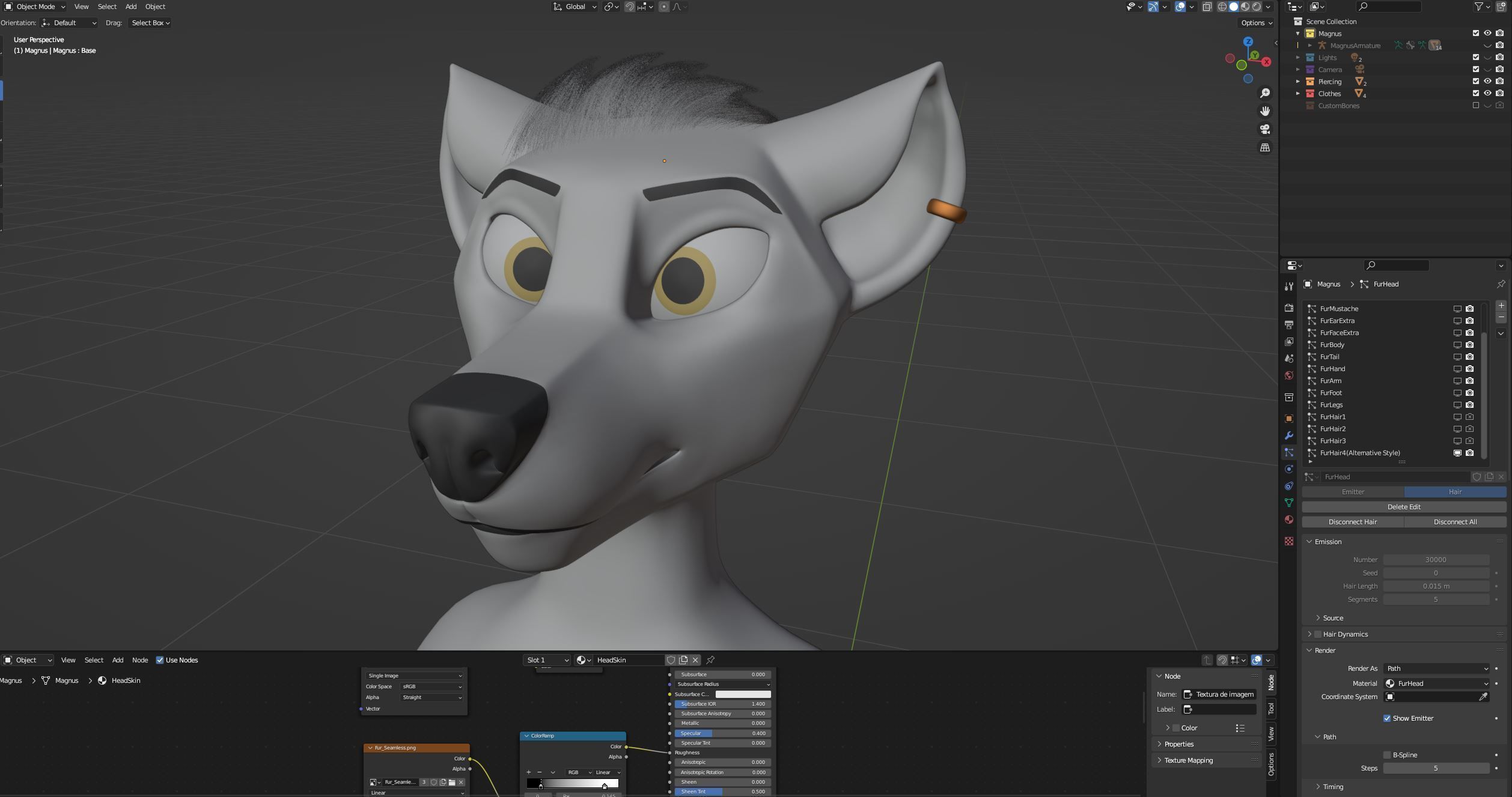 Magnus Anthro Wolf 3D model_108