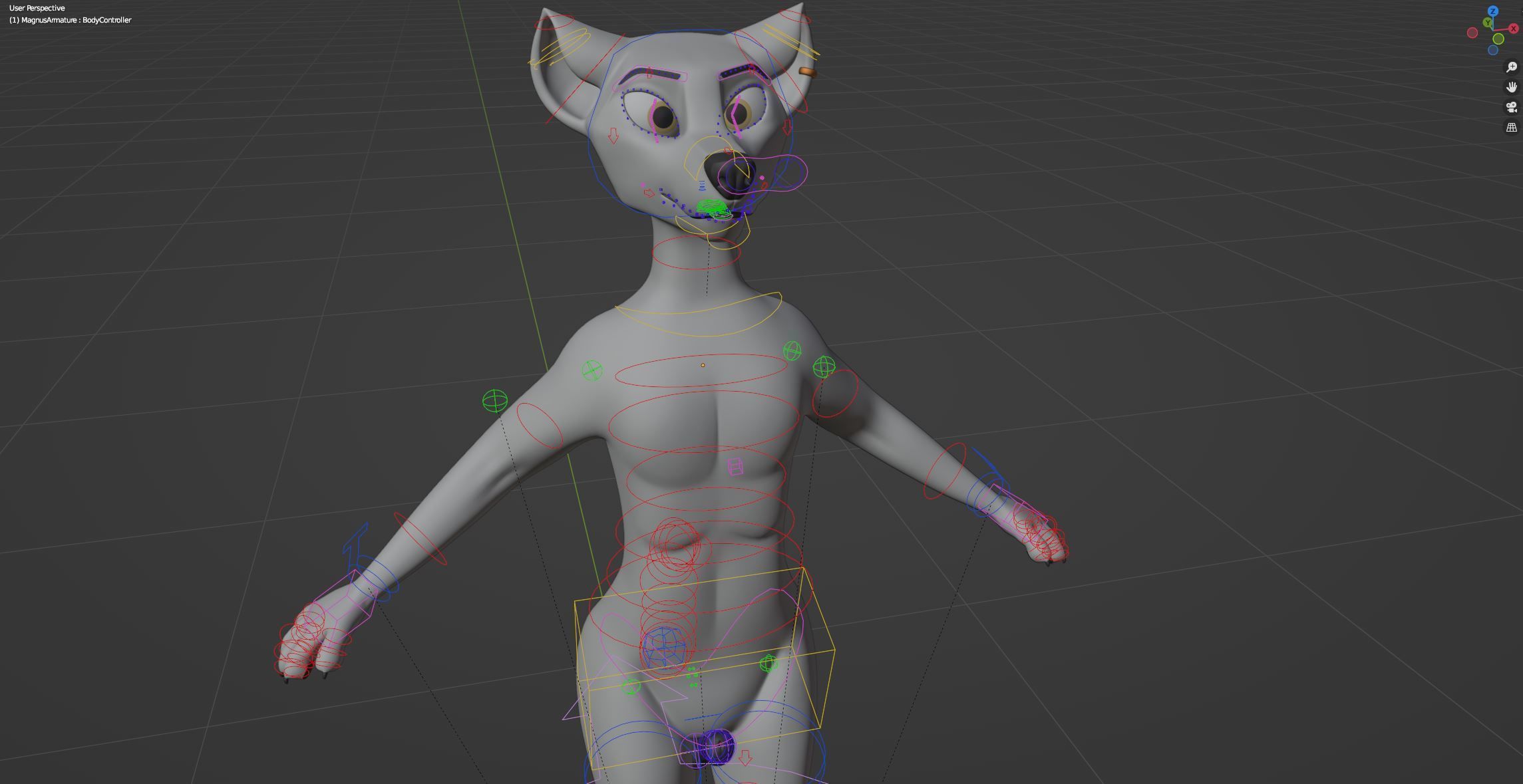 Magnus Anthro Wolf 3D model_48