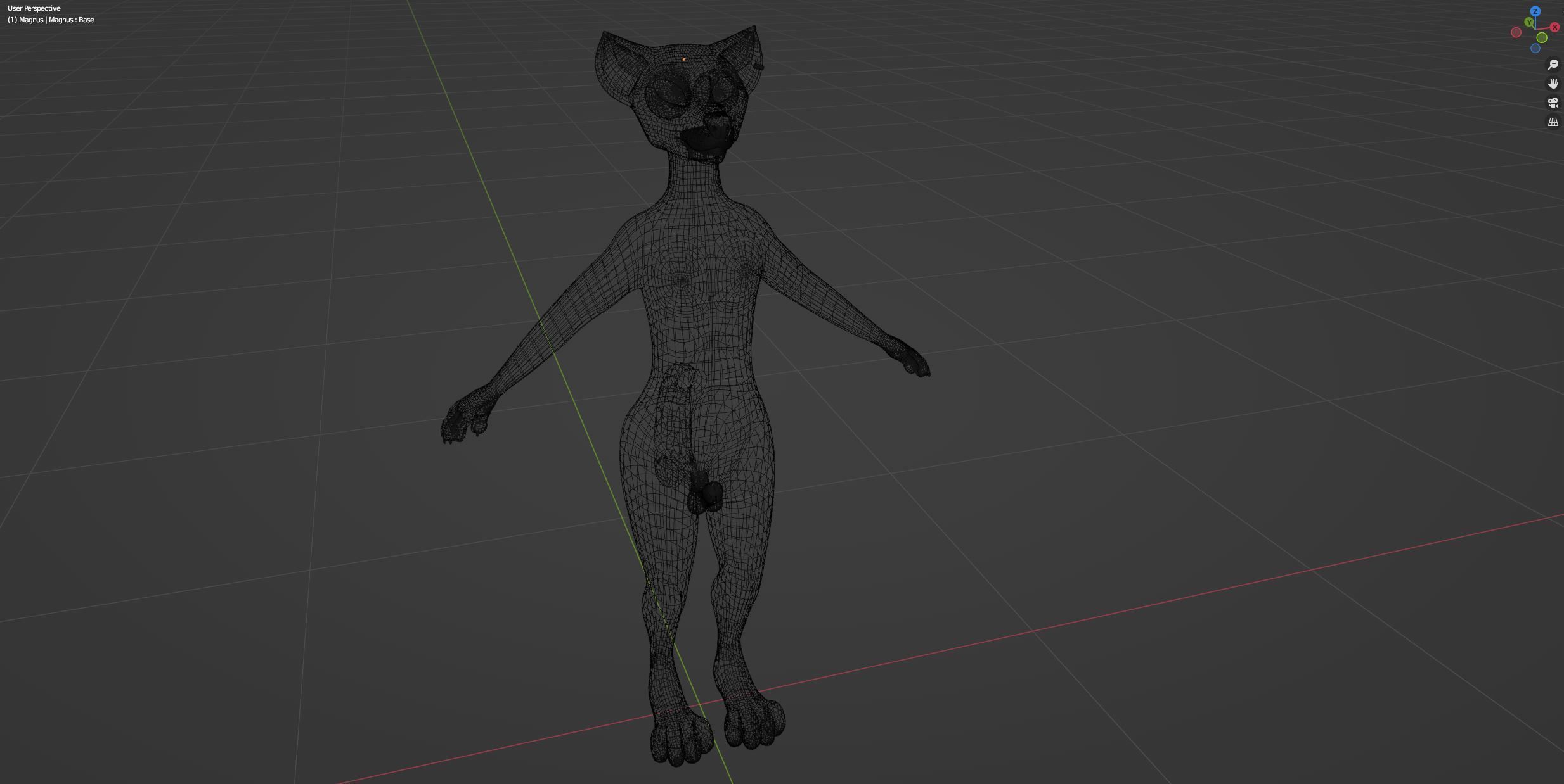 Magnus Anthro Wolf 3D model_45