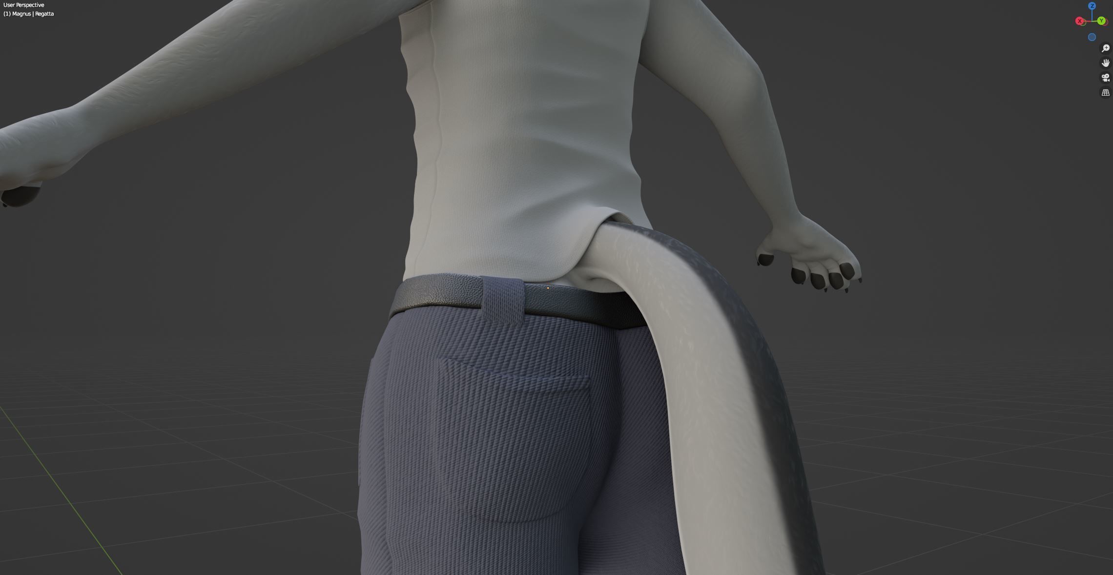 Magnus Anthro Wolf 3D model_93