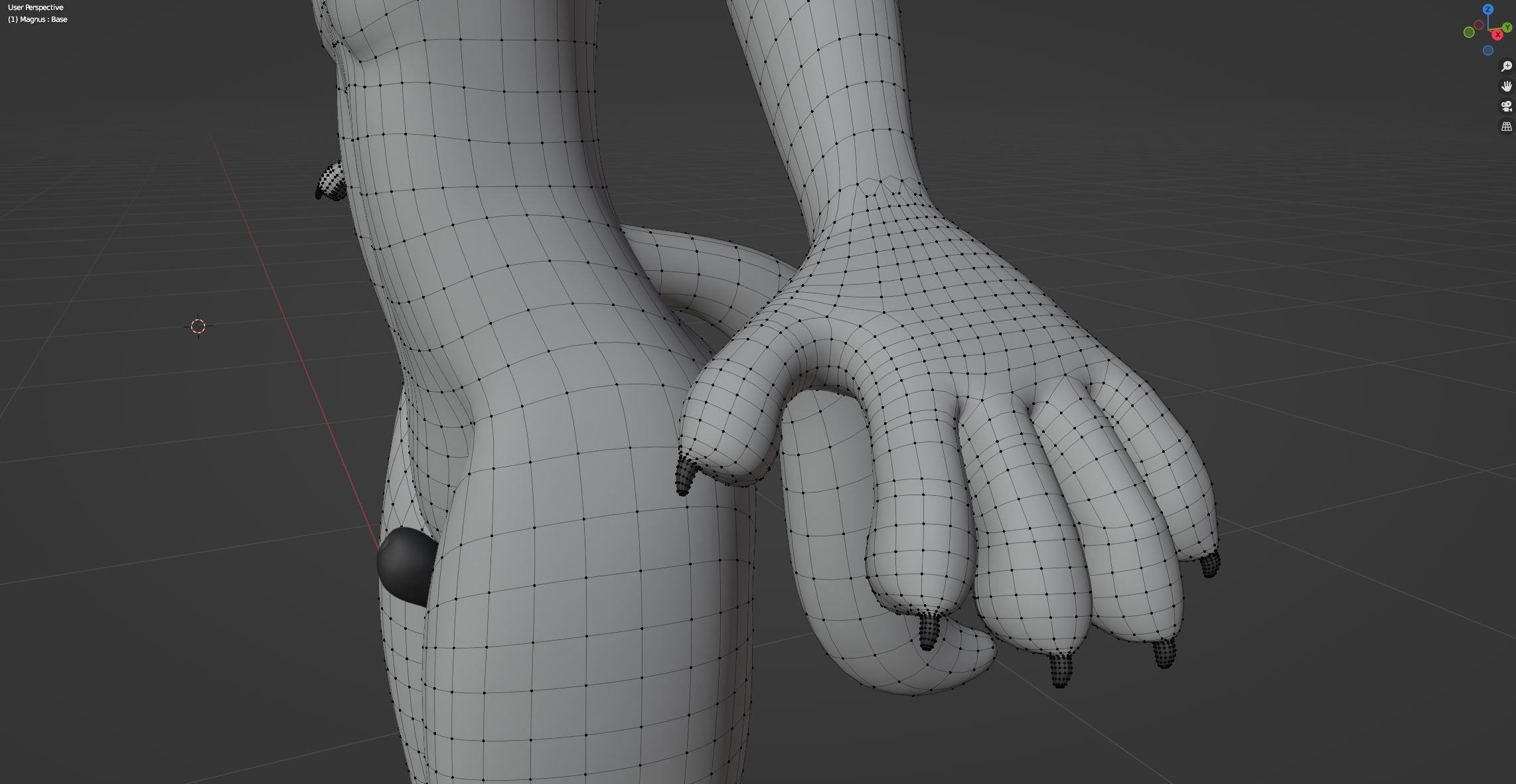 Magnus Anthro Wolf 3D model_79