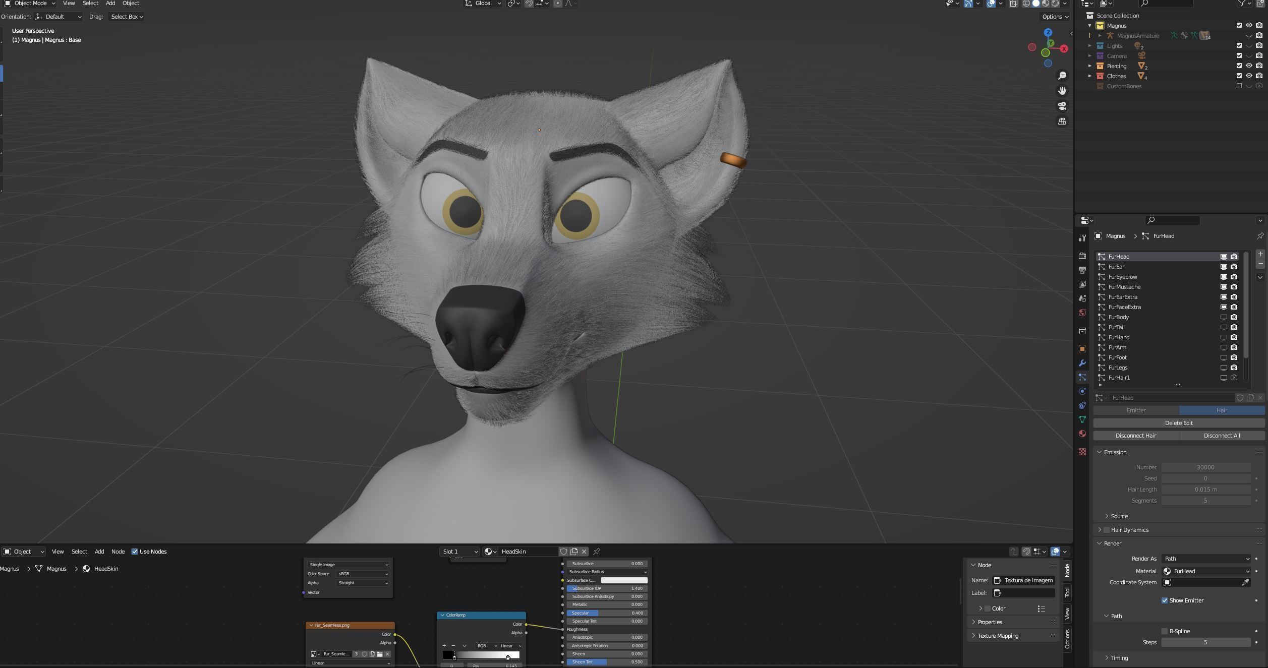 Magnus Anthro Wolf 3D model_104