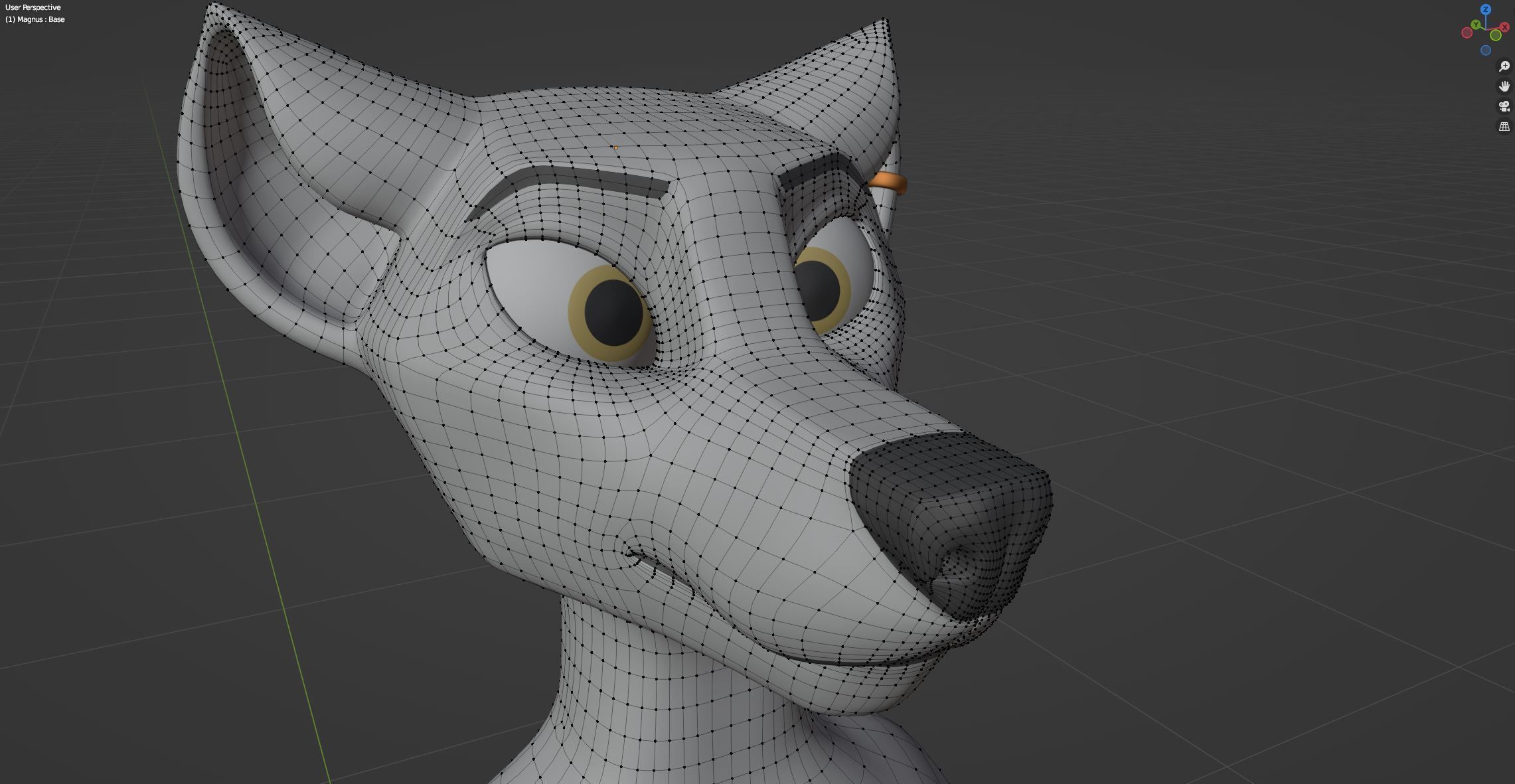 Magnus Anthro Wolf 3D model_73