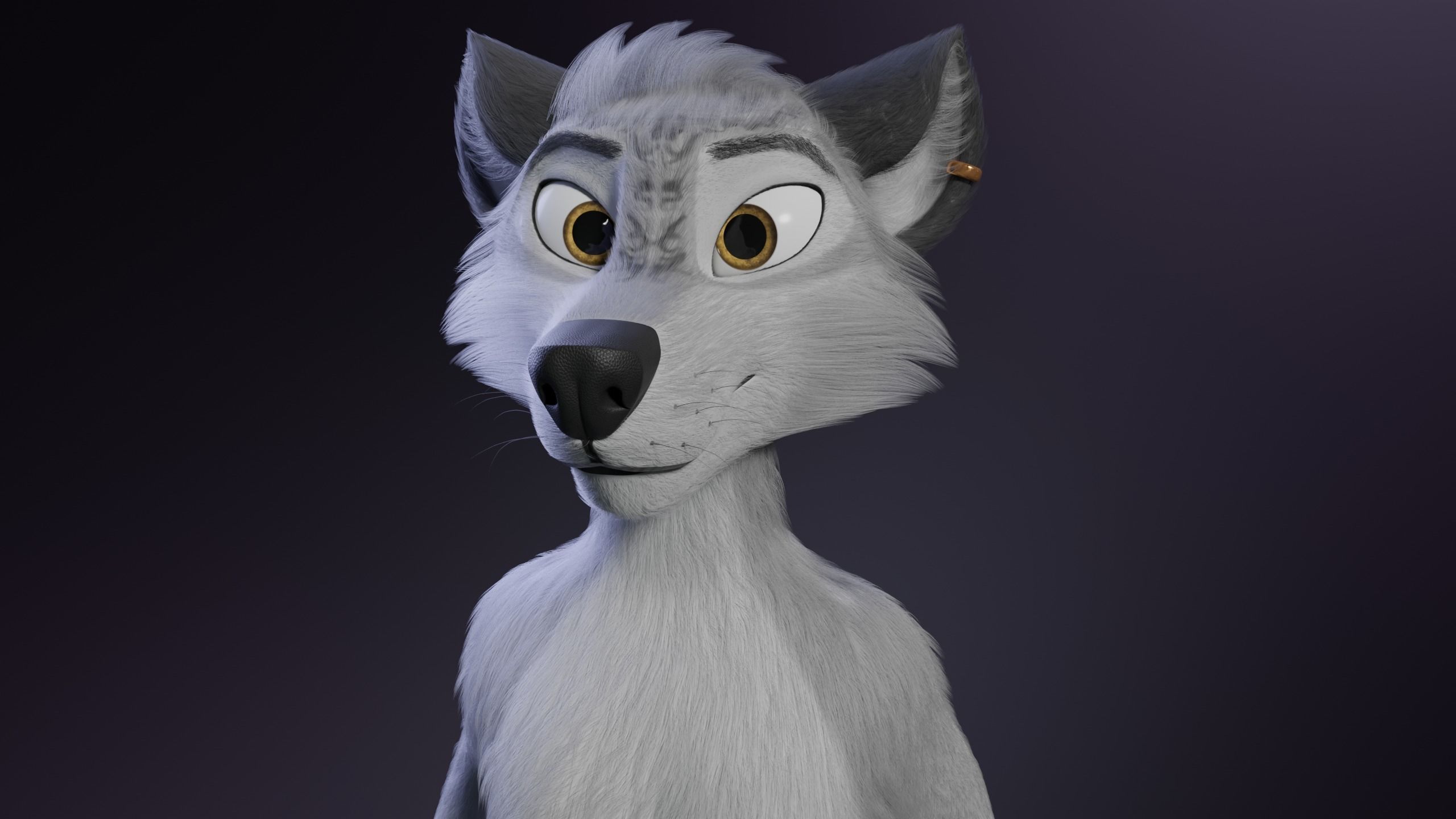 Magnus Anthro Wolf 3D model_38
