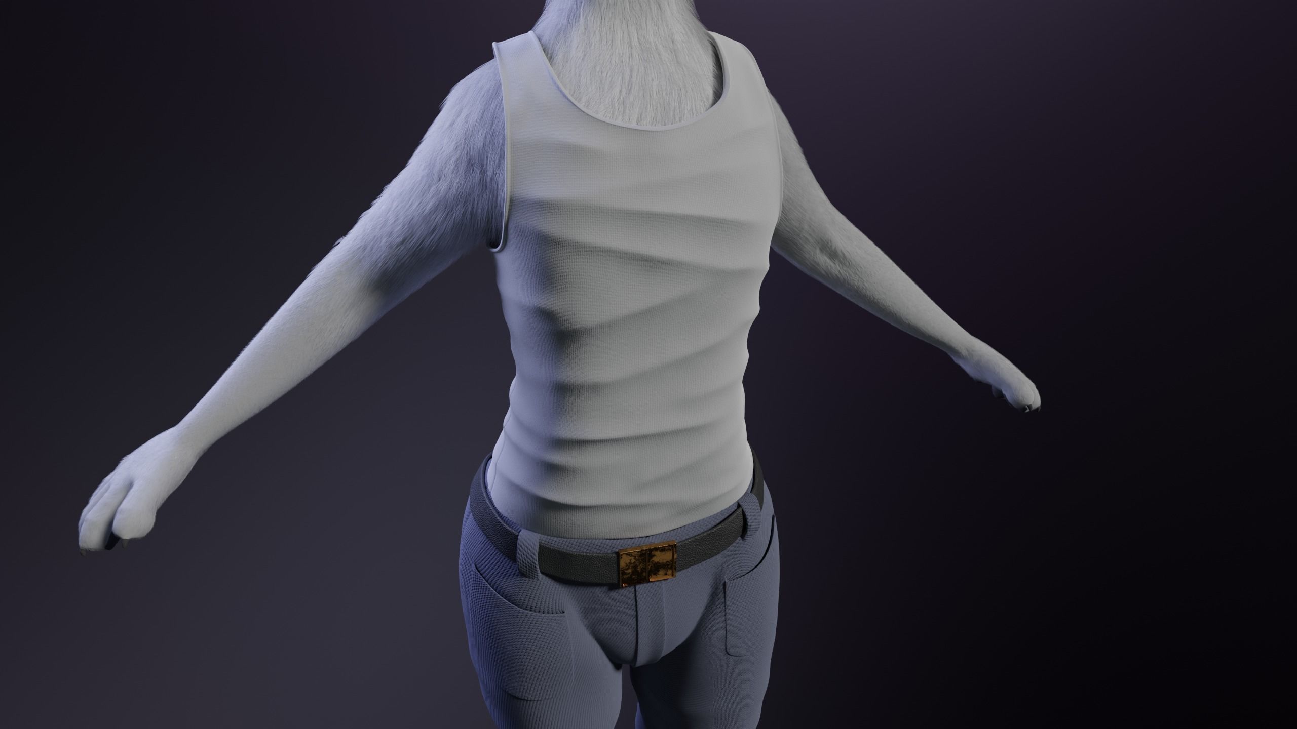 Magnus Anthro Wolf 3D model_33