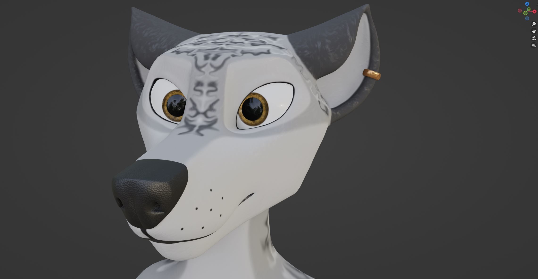 Magnus Anthro Wolf 3D model_57