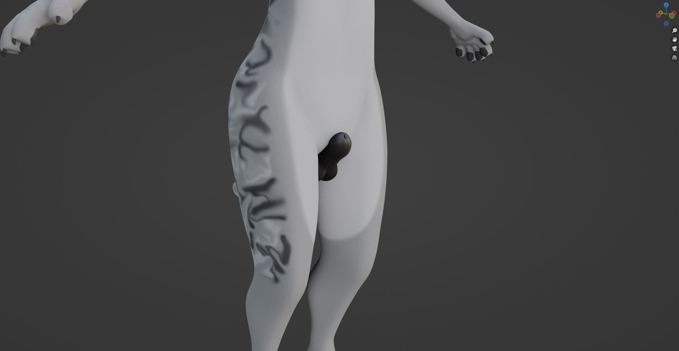 Magnus Anthro Wolf 3D model_61