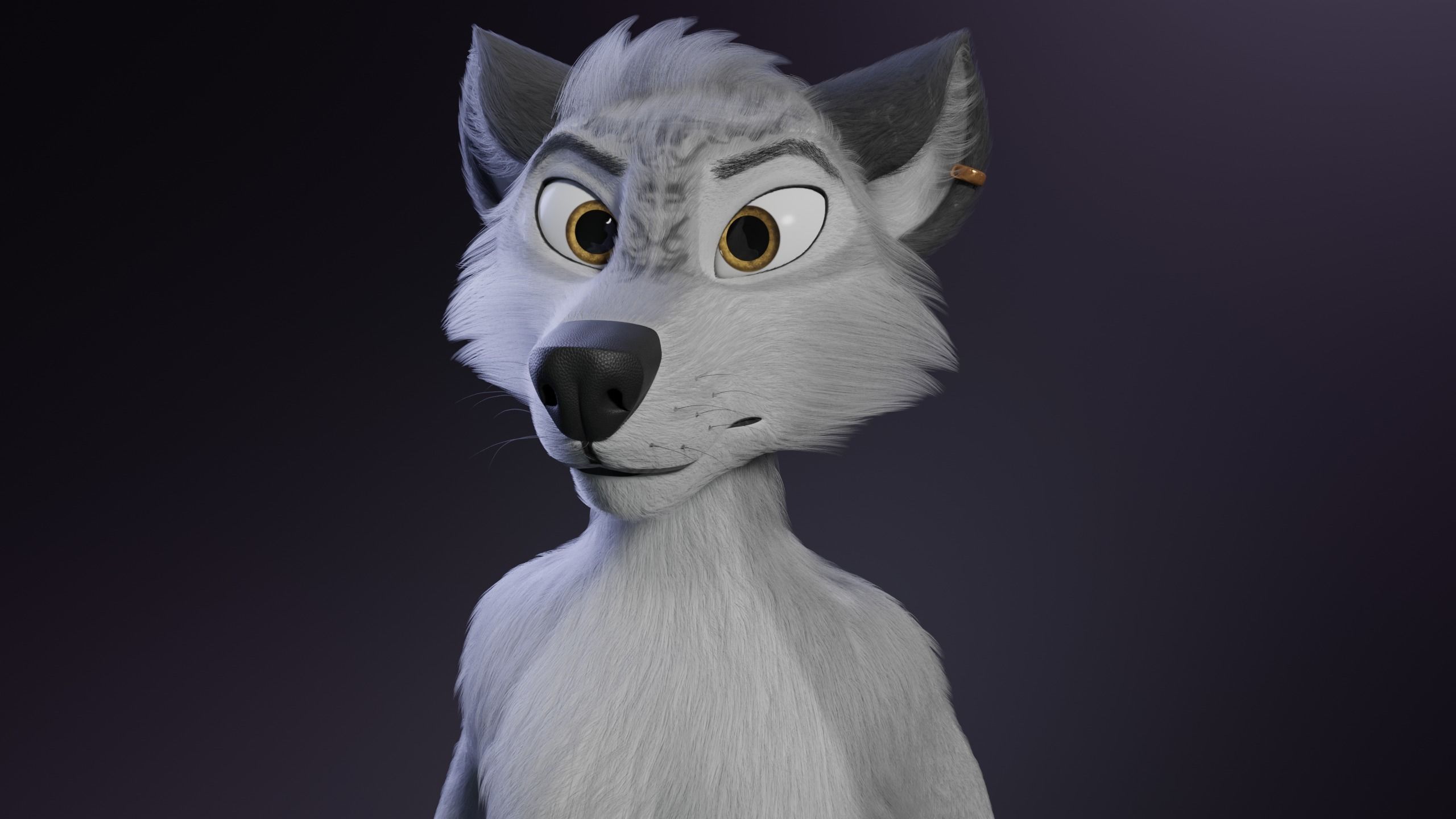 Magnus Anthro Wolf 3D model_39