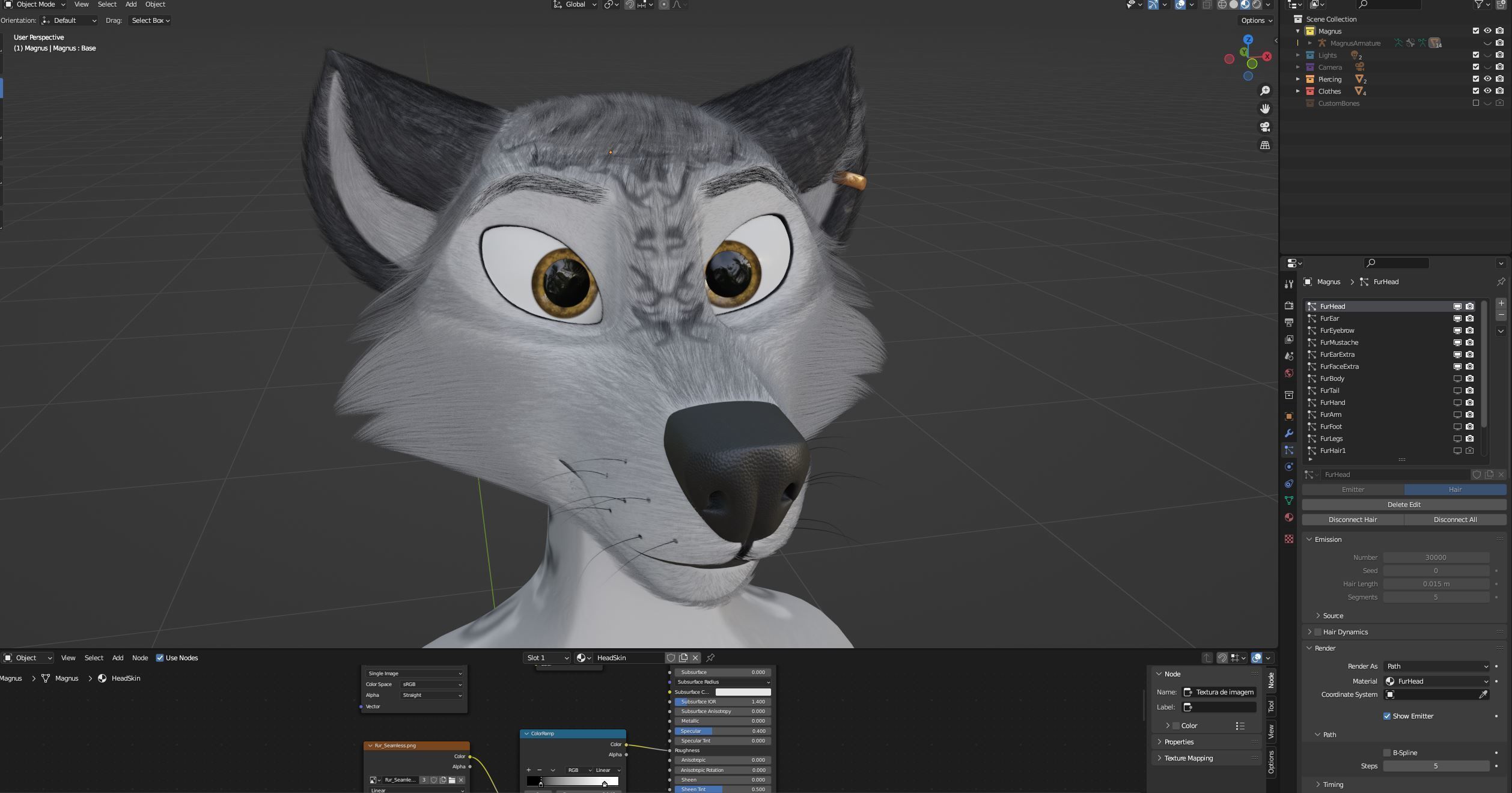 Magnus Anthro Wolf 3D model_105