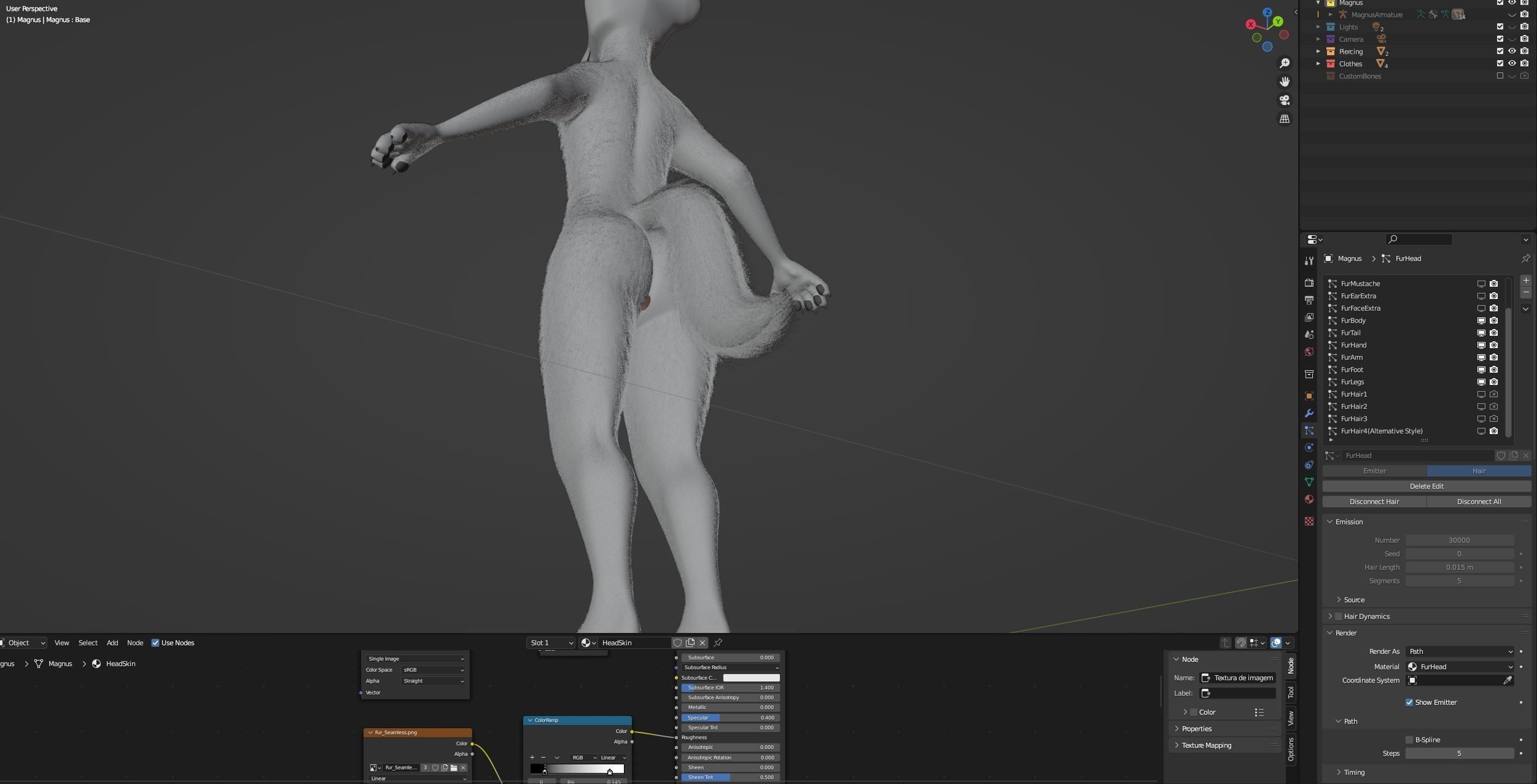 Magnus Anthro Wolf 3D model_107