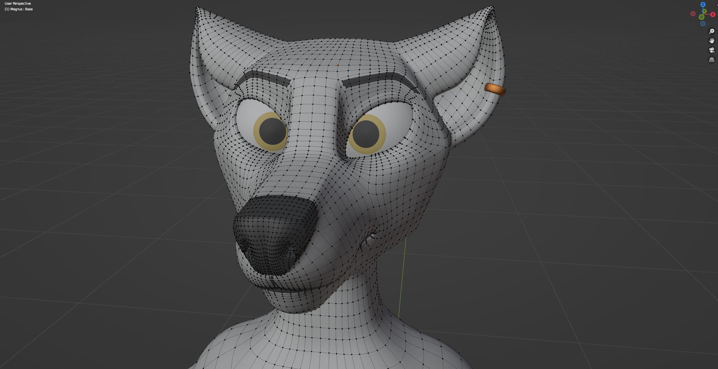 Magnus Anthro Wolf 3D model_72