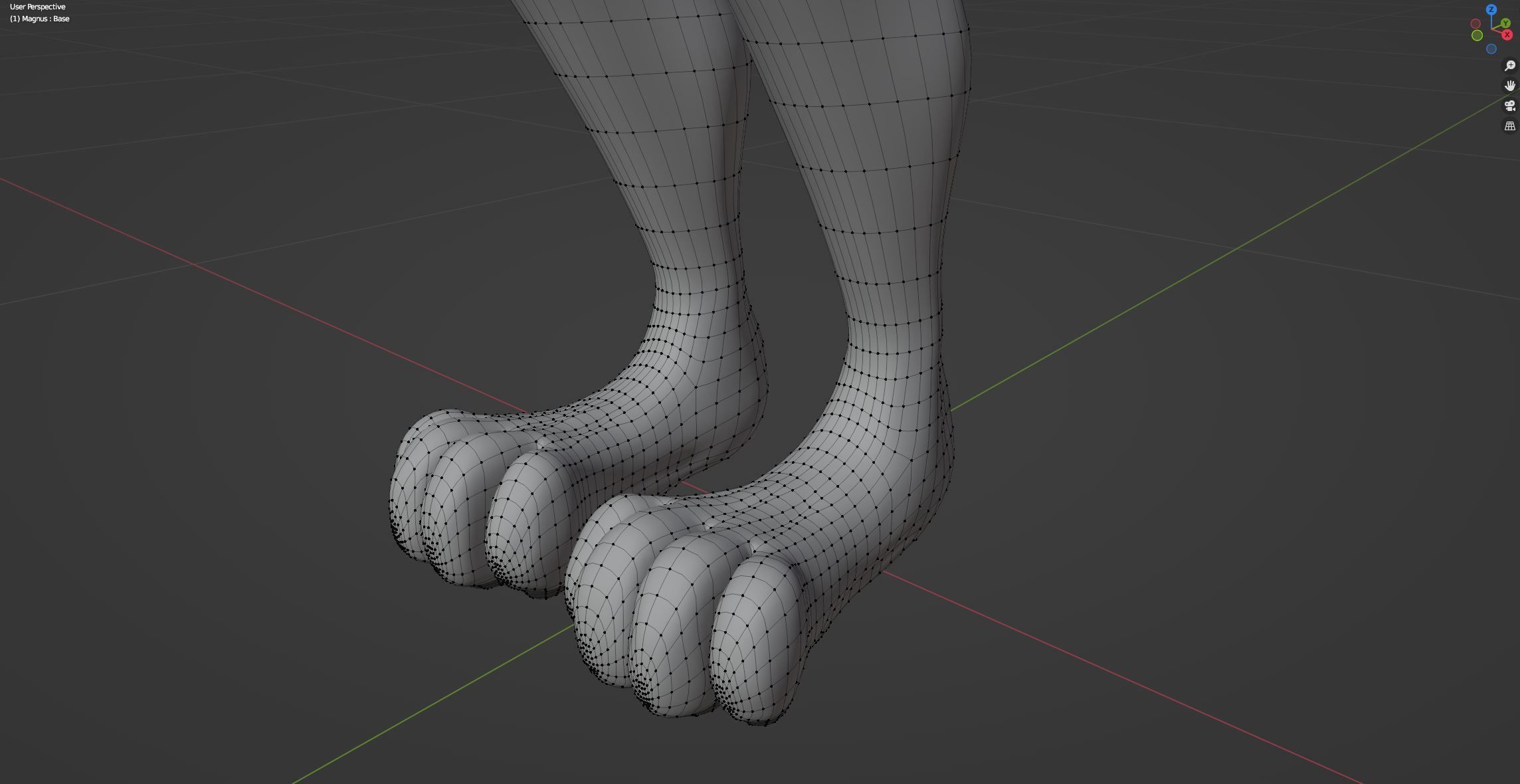 Magnus Anthro Wolf 3D model_81